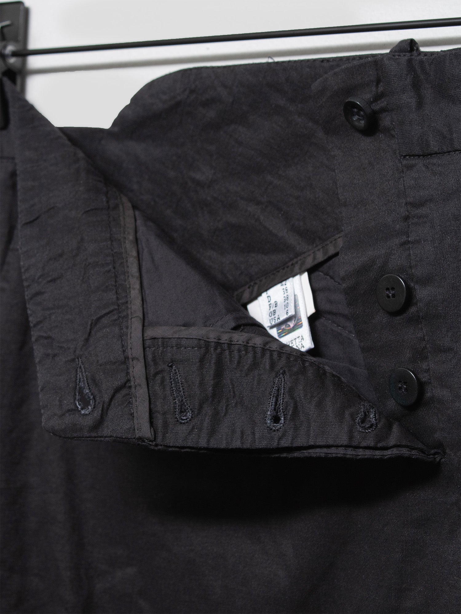 Asymmetrical Dropped Crotch Shorts