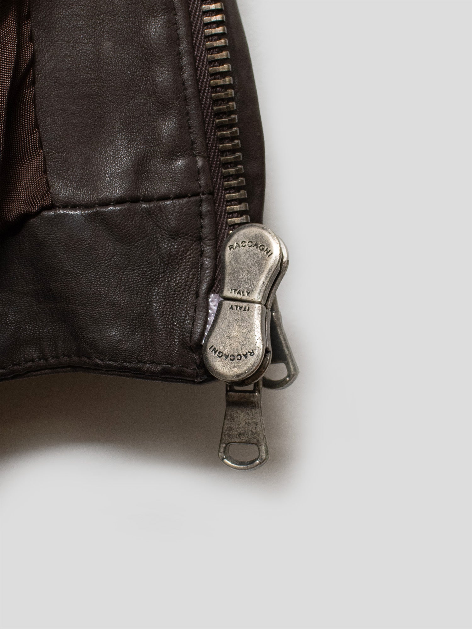 Asymmetrical Dual-Zip Leather Jacket