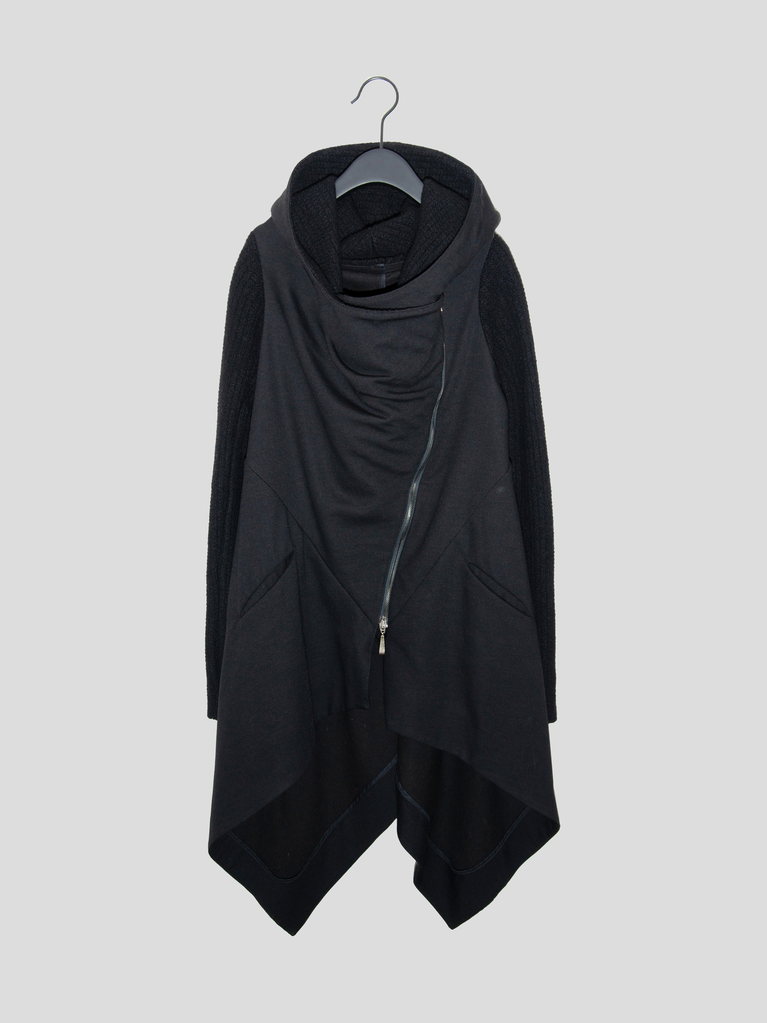 Hooded Wrap Coat