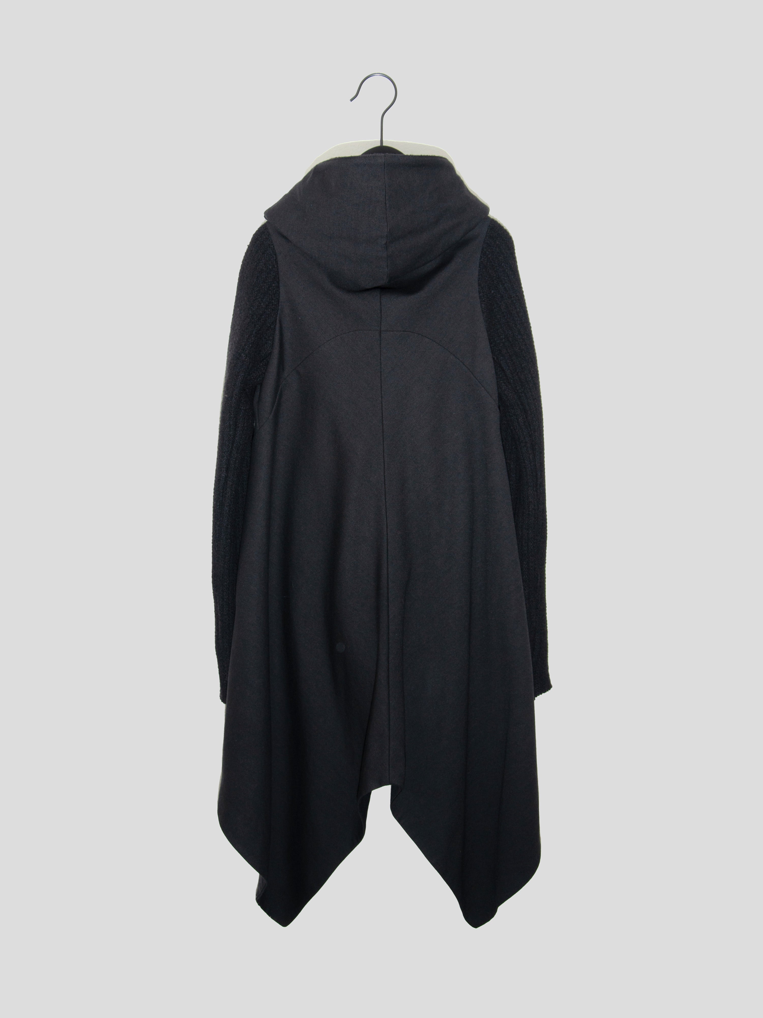 Hooded Wrap Coat