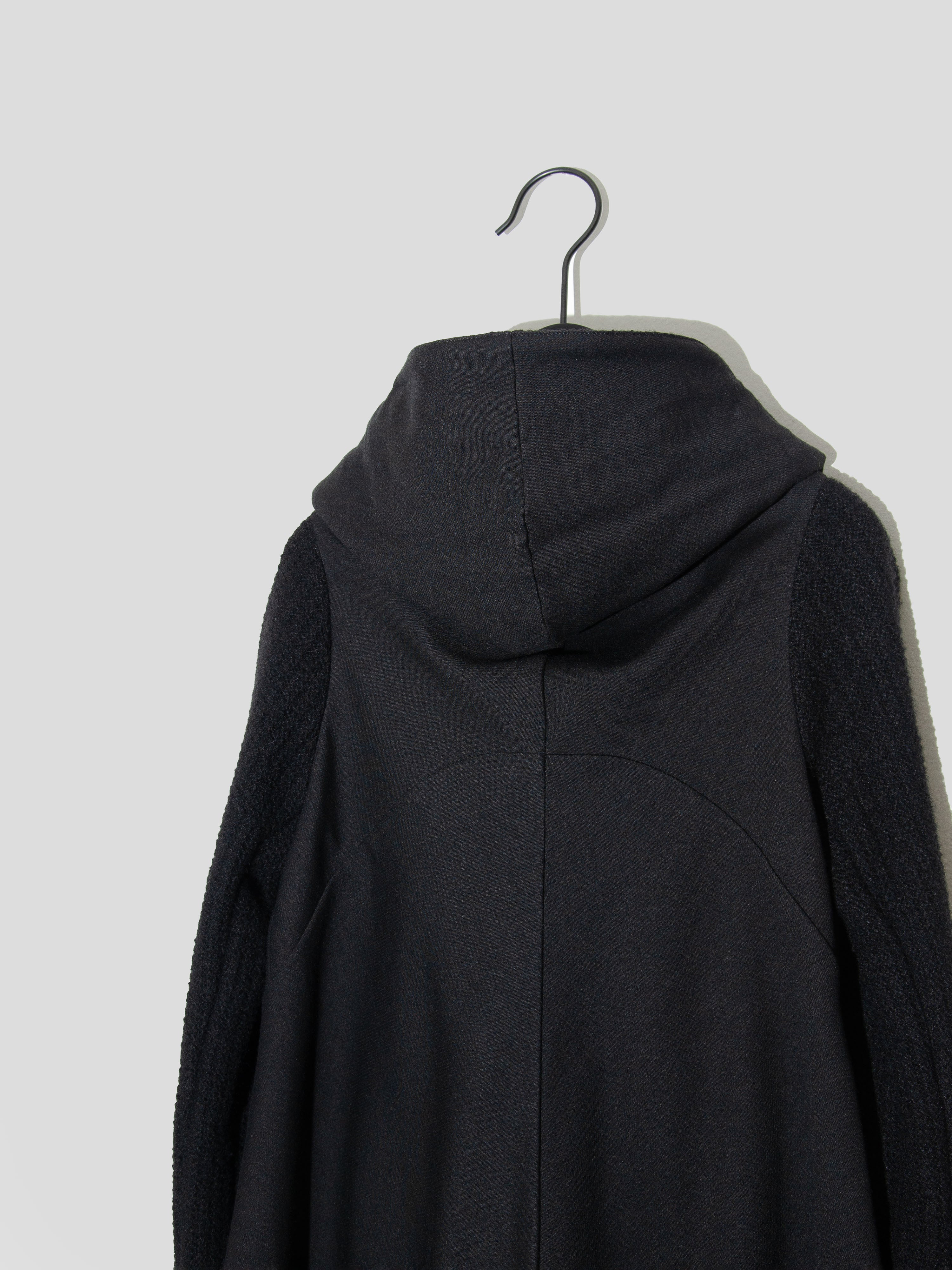 Hooded Wrap Coat