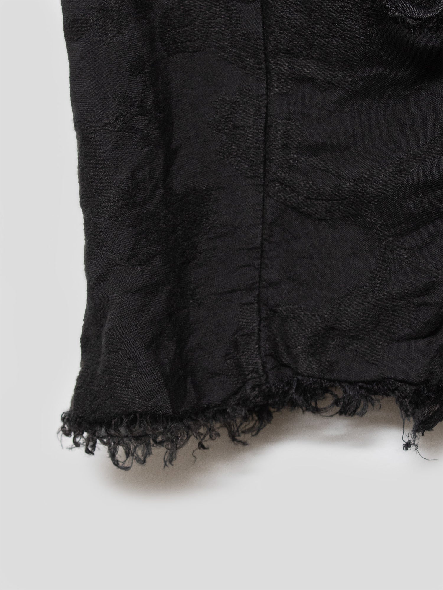 Frayed Jacquard Tank Top