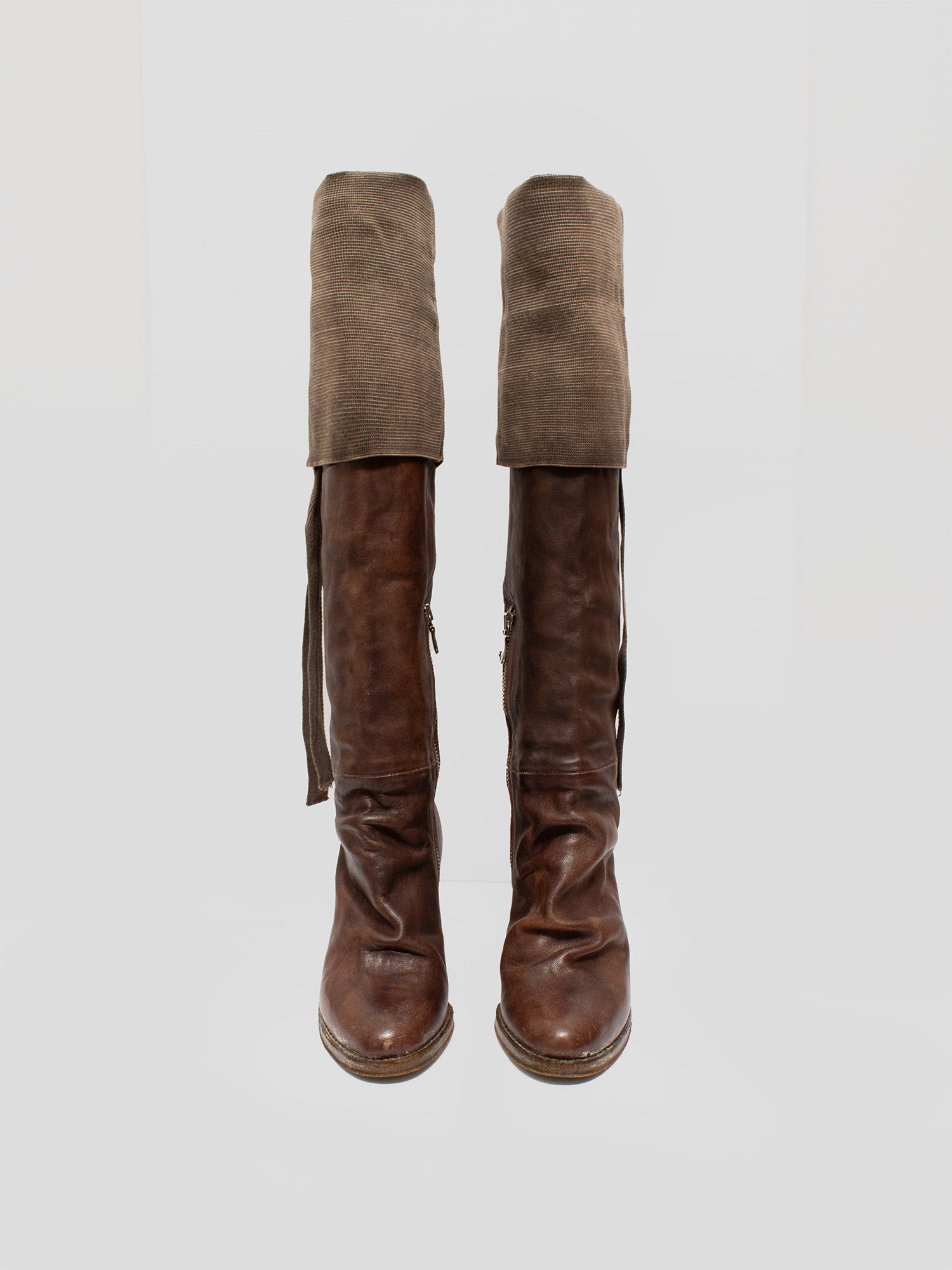 2000s Layered Leather Boots