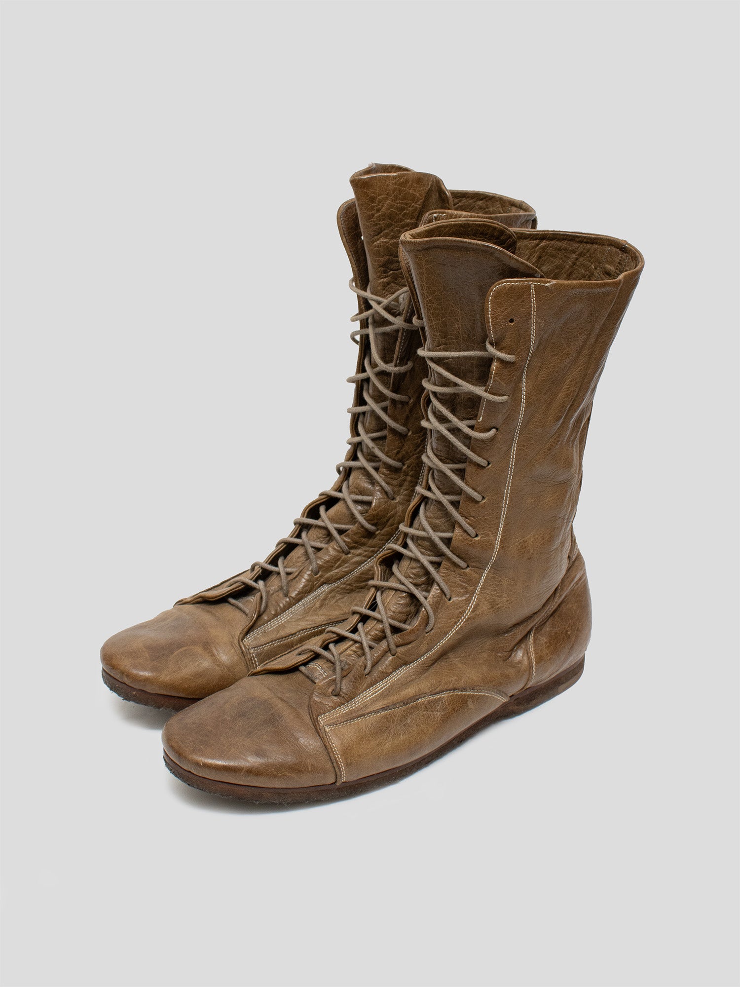 2000s Leather Boxing Shoes