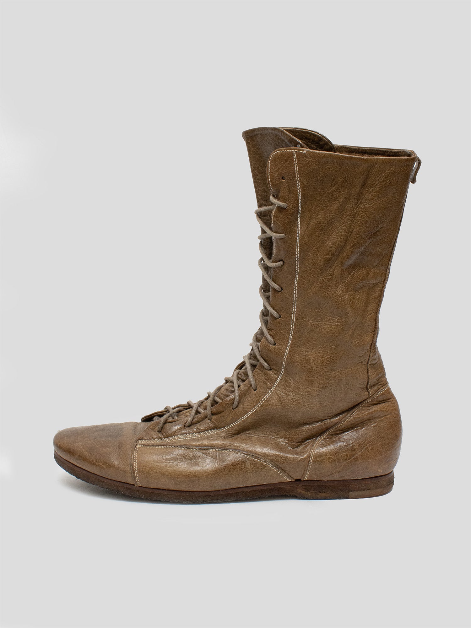 2000s Leather Boxing Shoes