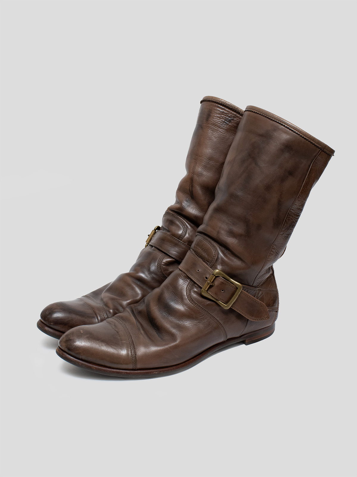 2000s Leather Pirate Boots