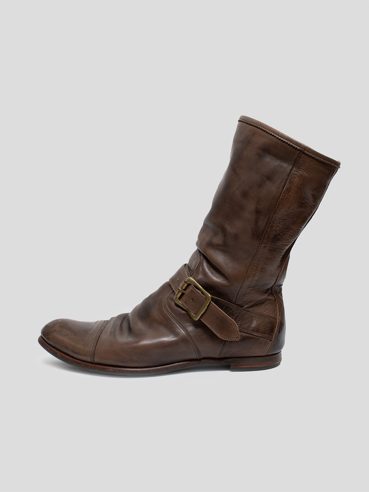 2000s Leather Pirate Boots