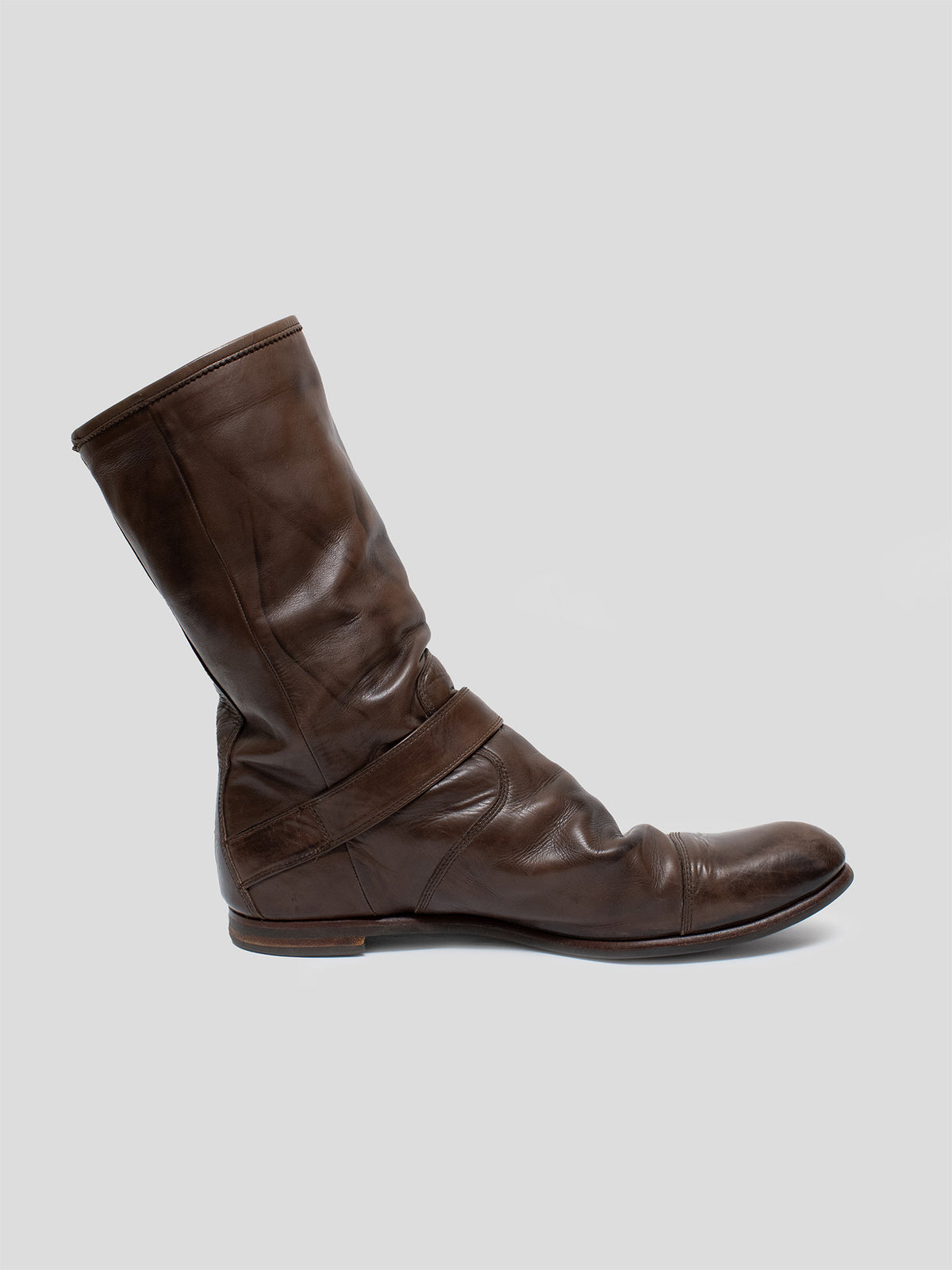 2000s Leather Pirate Boots