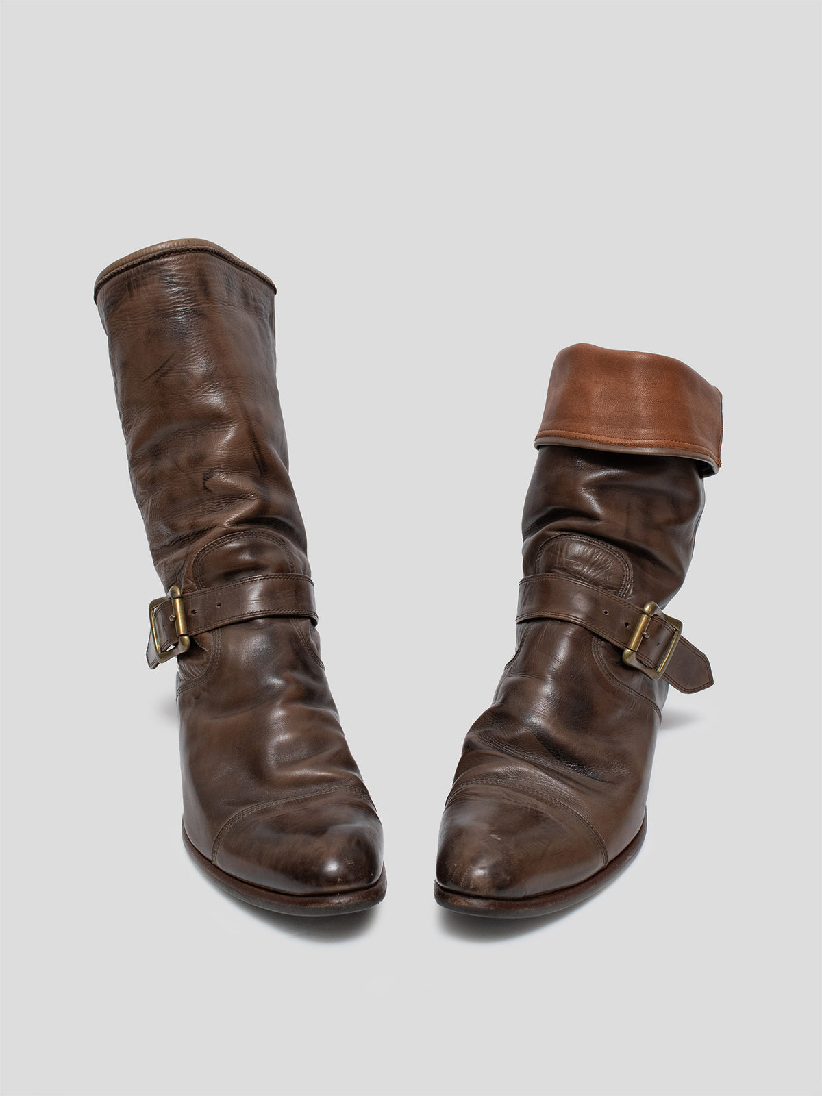 2000s Leather Pirate Boots