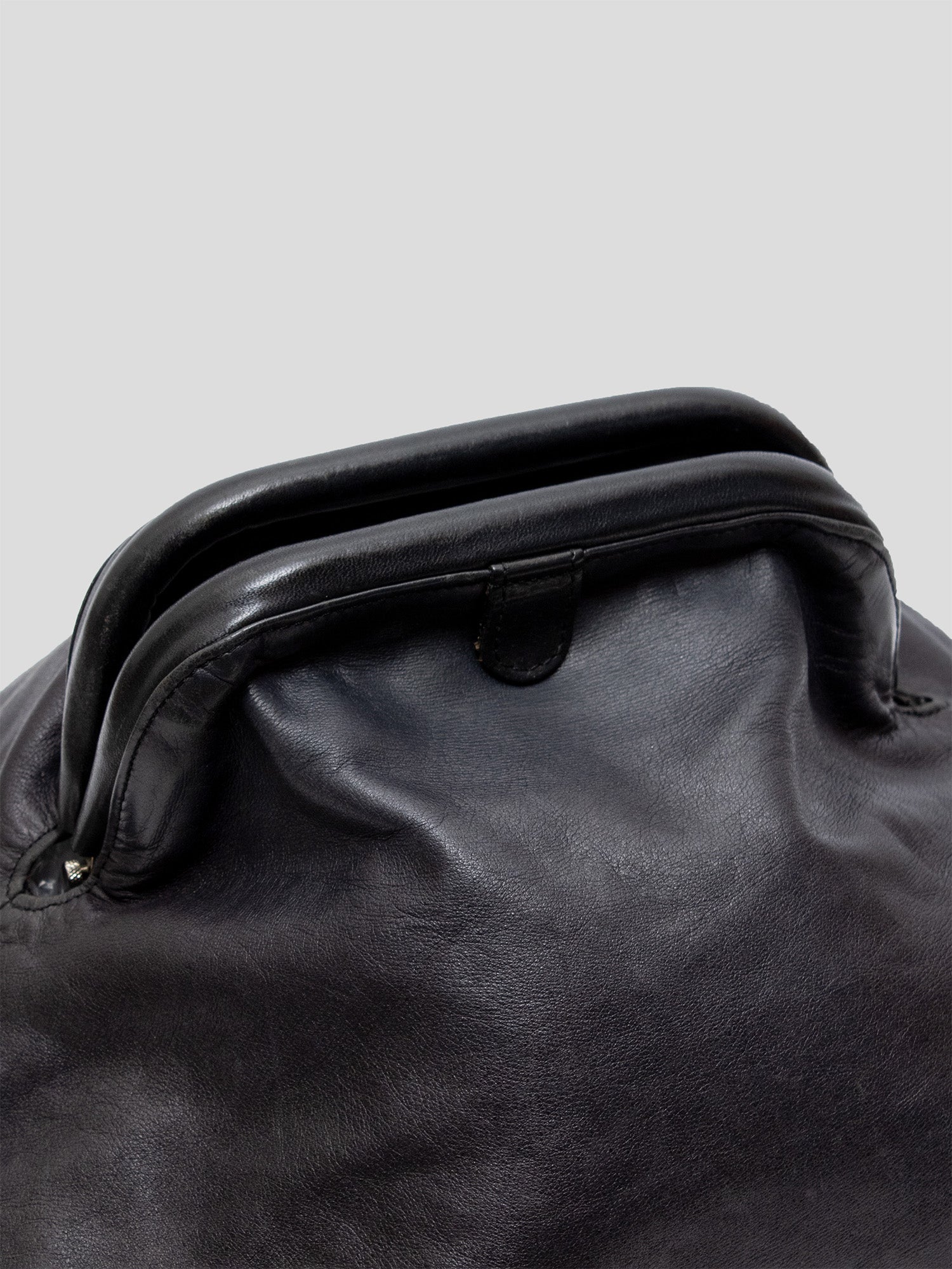 2000s Pyramid Leather Should Bag