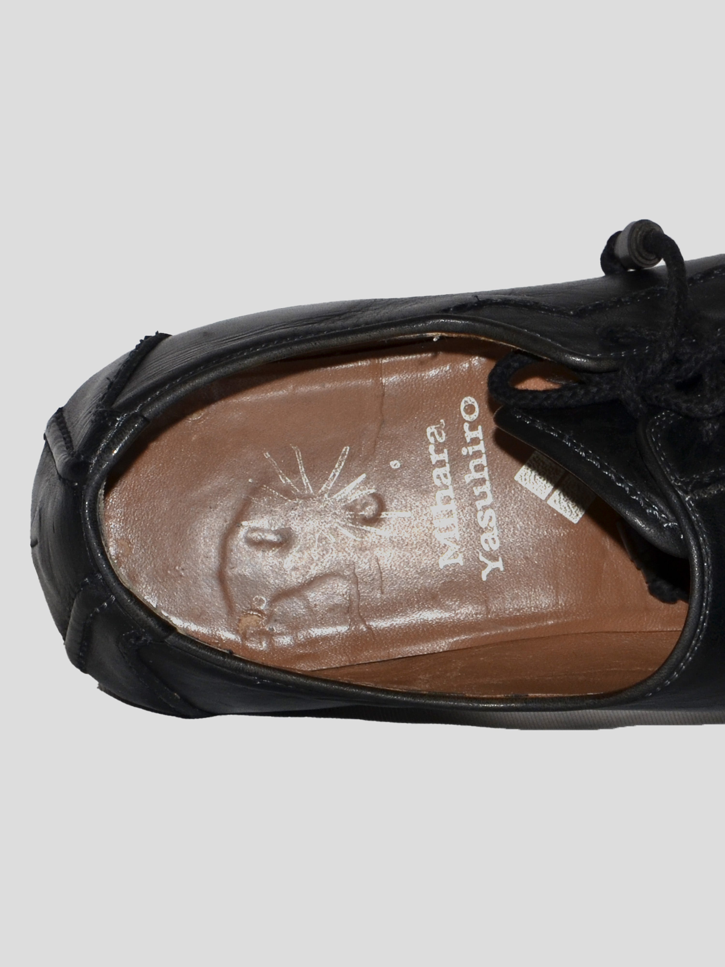 2000s Ruched Toe Derby Shoes