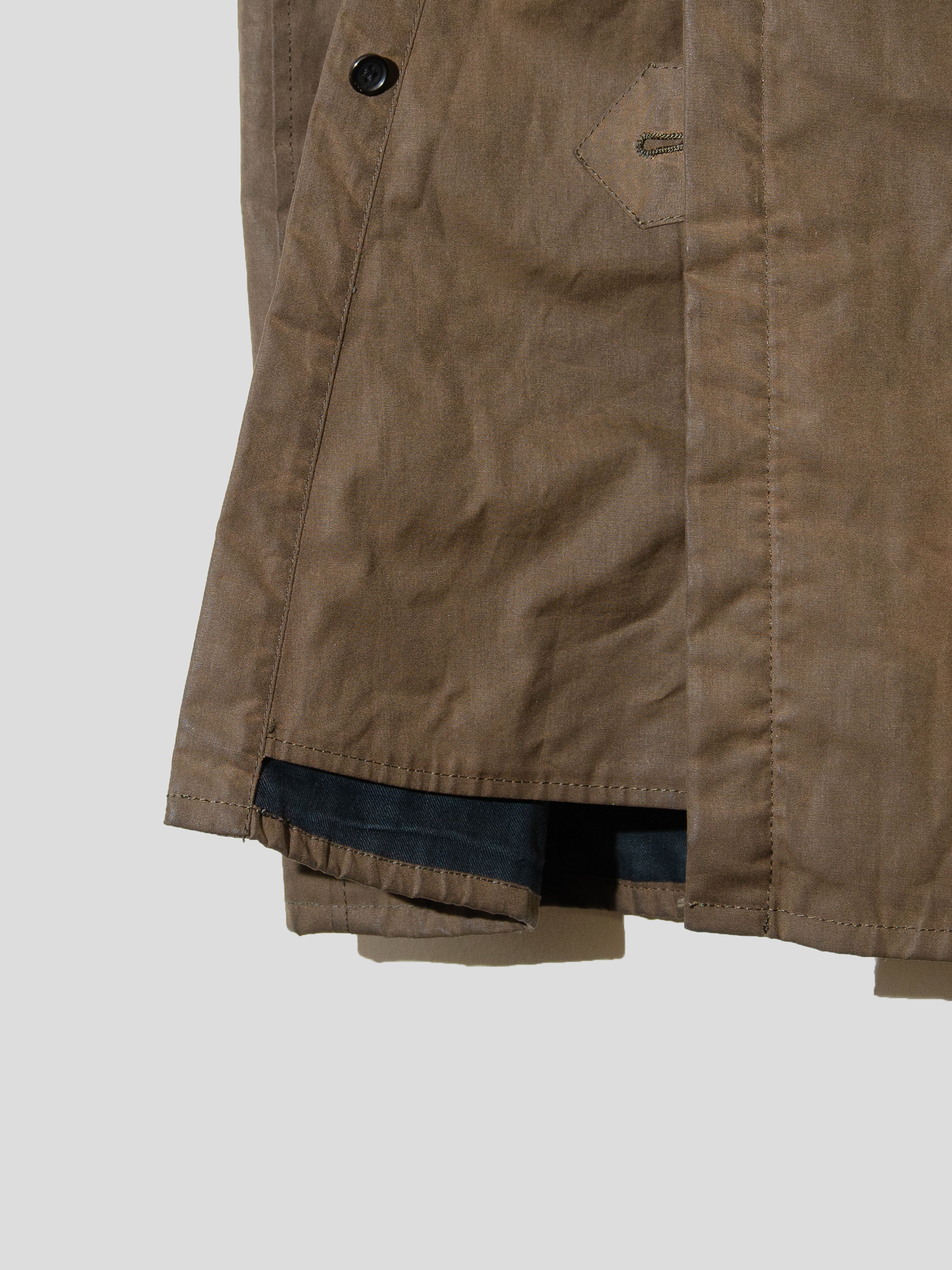 AW01 Waxed Trench Coat