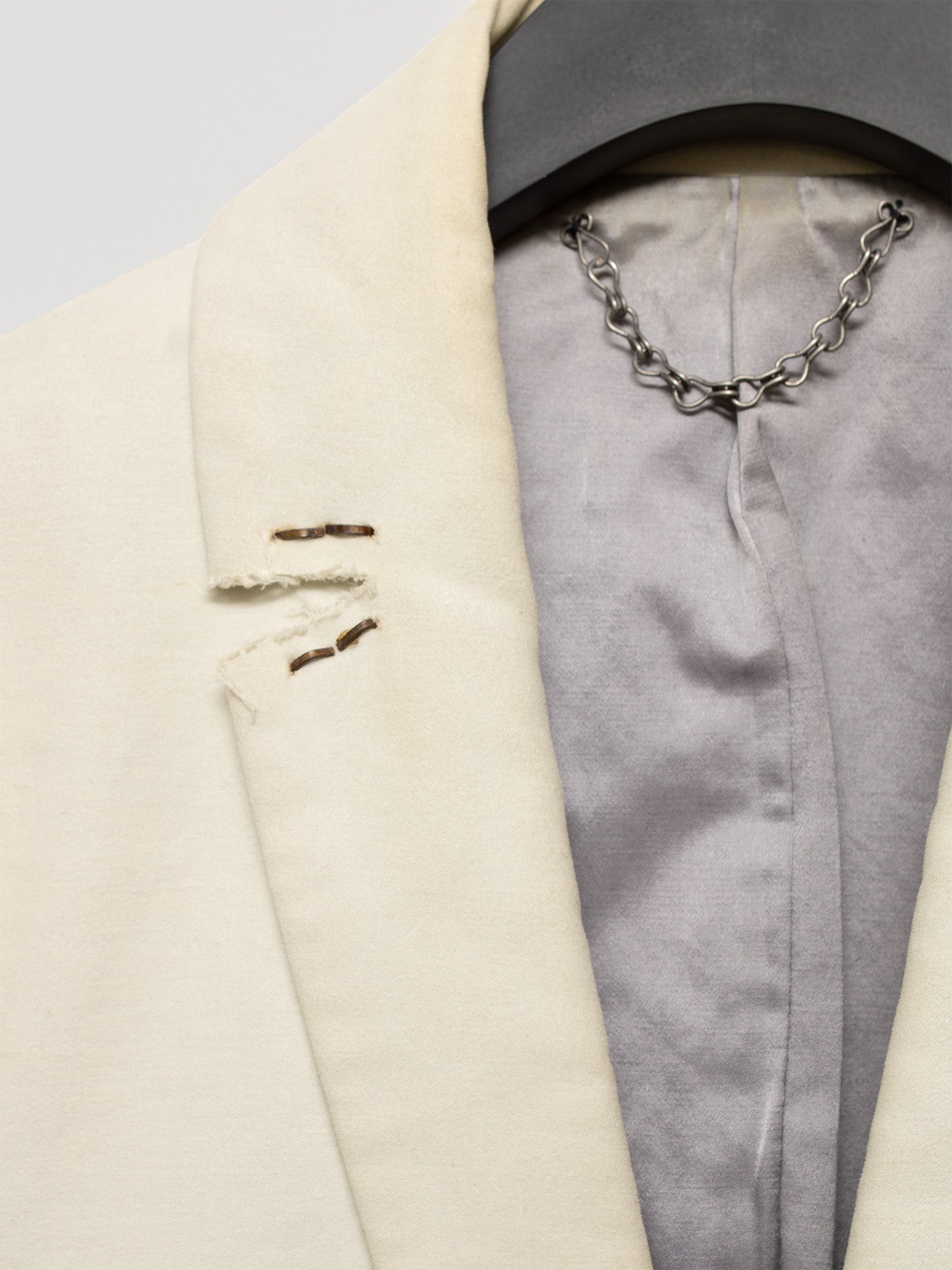 AW05 Stapled Moleskin Blazer