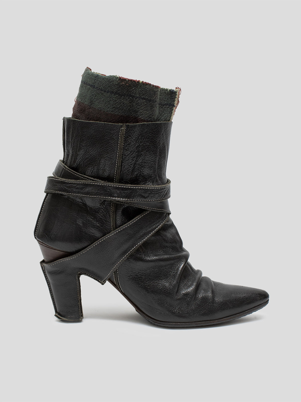AW03 Layered Leather Boots
