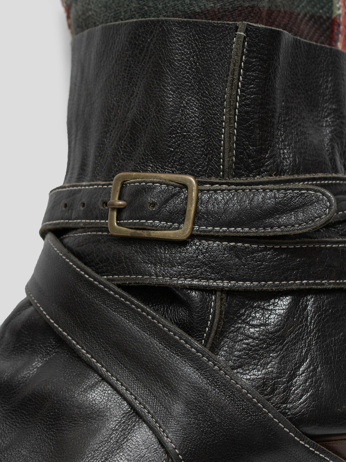 AW03 Layered Leather Boots