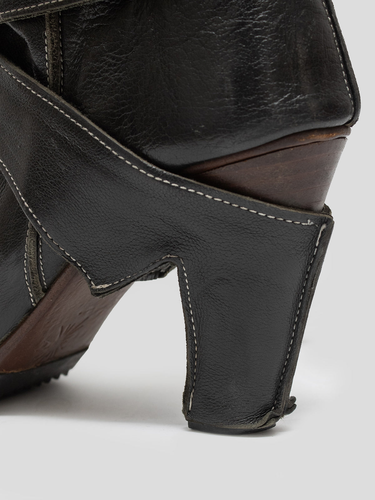 AW03 Layered Leather Boots