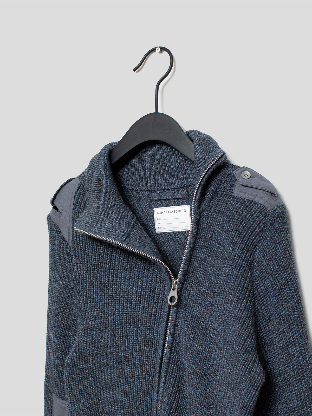 AW07 Twisted Zip-Up Sweater