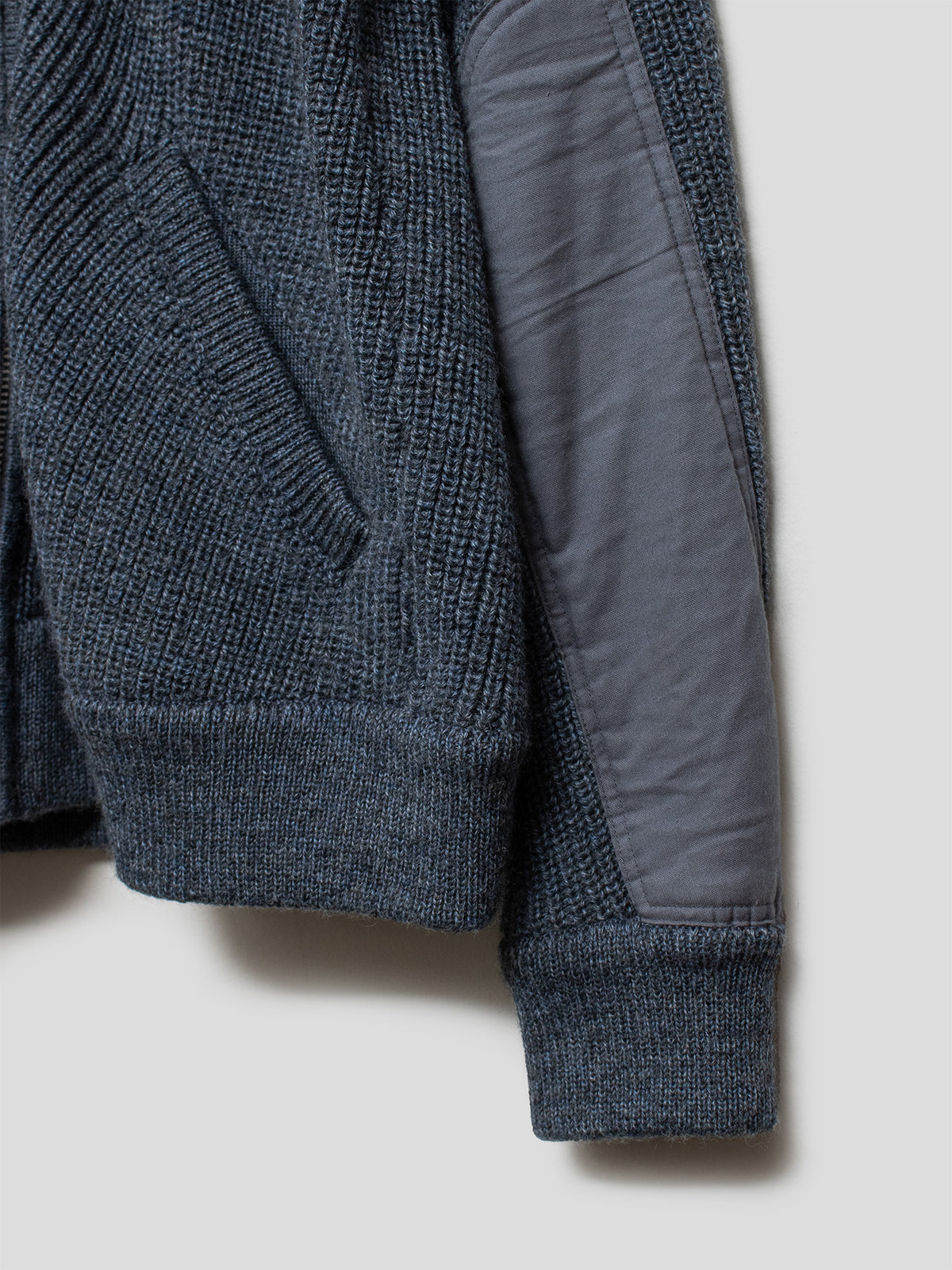 AW07 Twisted Zip-Up Sweater