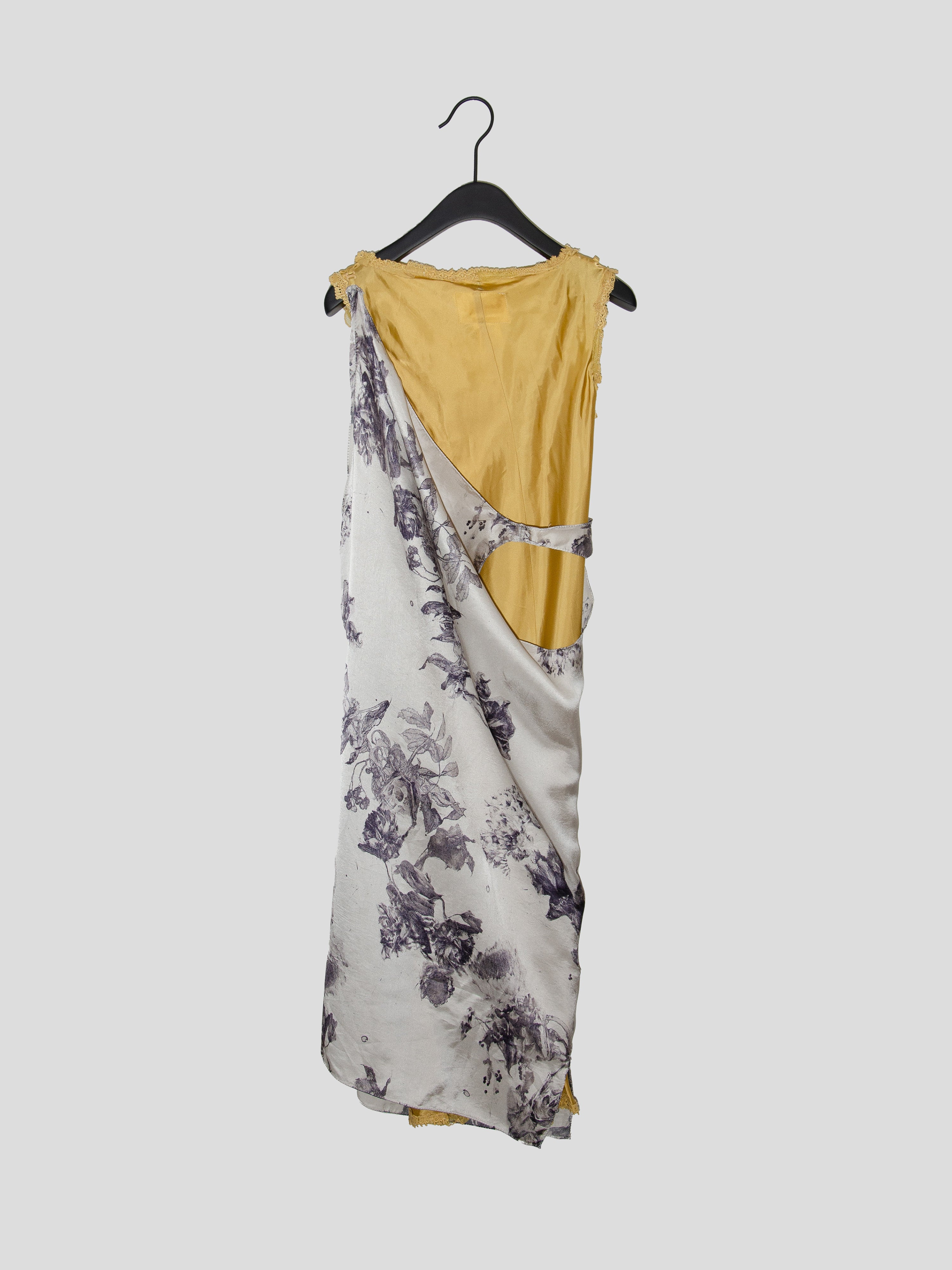 SS05 Lace Trim Floral Dress