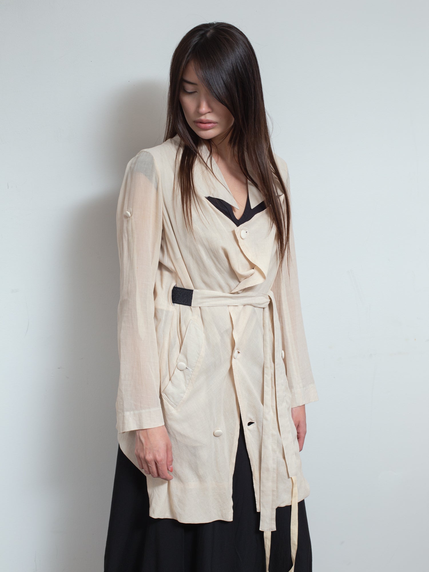 SS08 Soft Trench Blouse