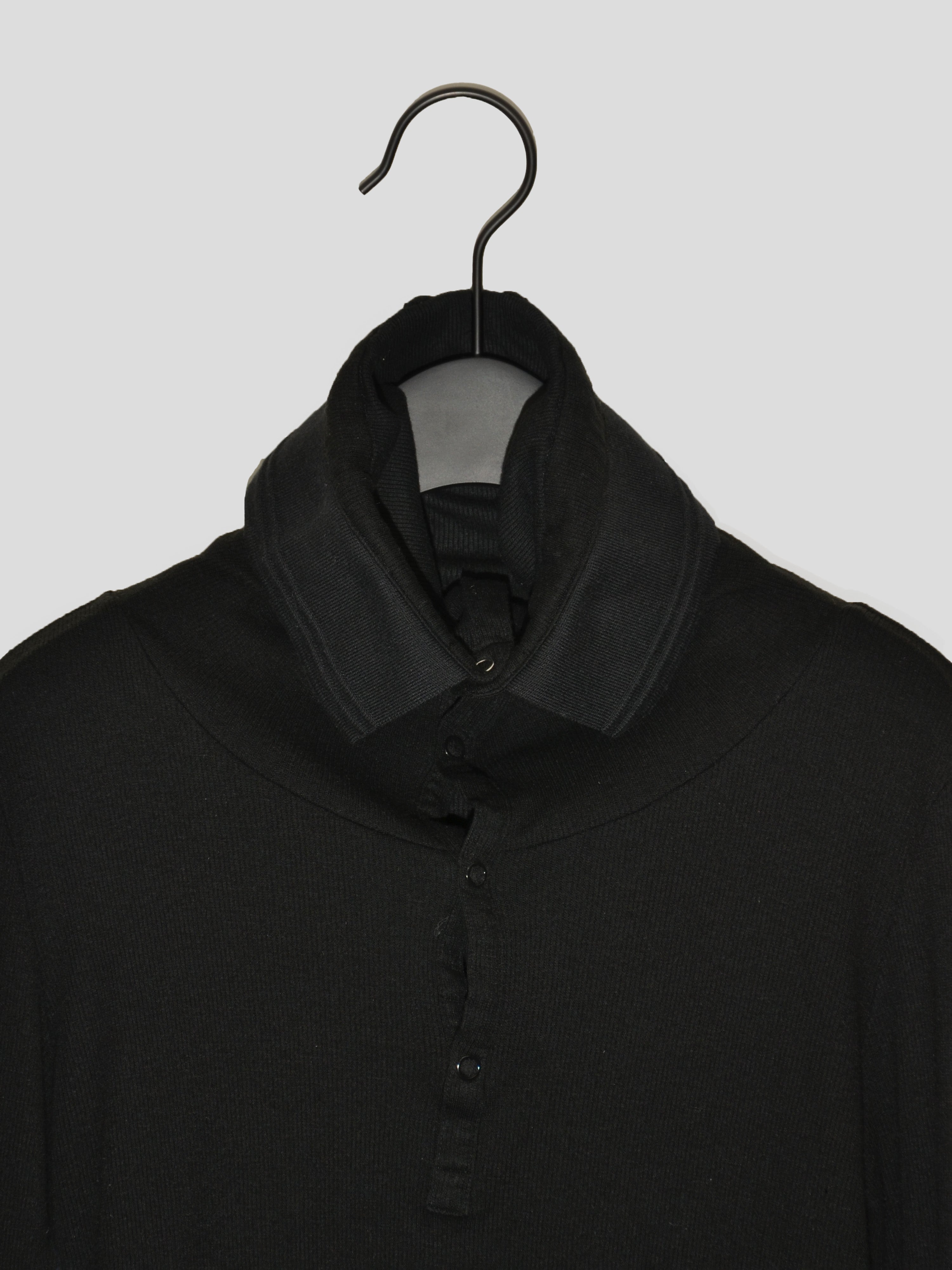Stacked Collar Polo Shirt
