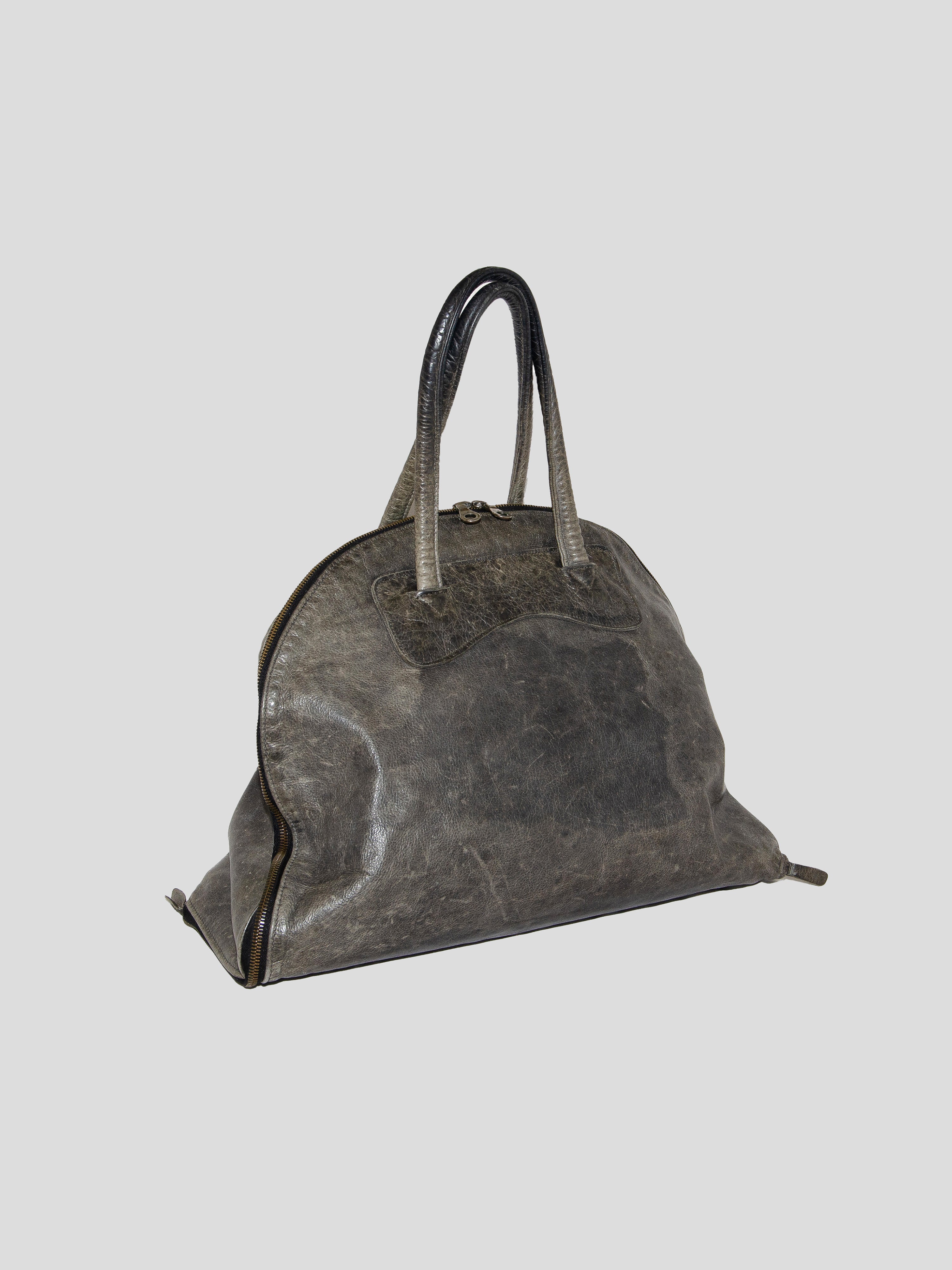 Jas.M.B SS09 Spiral Zip Boston Bag