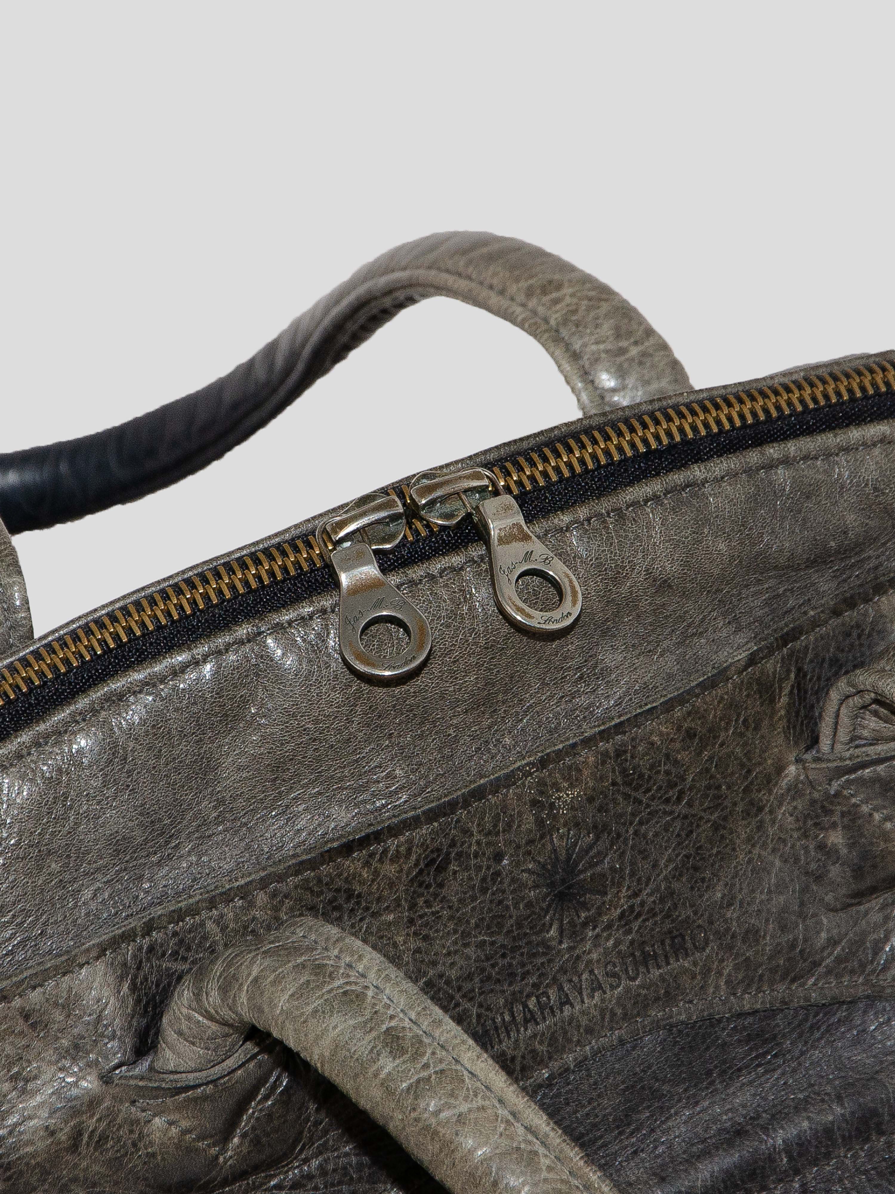 Jas.M.B SS09 Spiral Zip Boston Bag