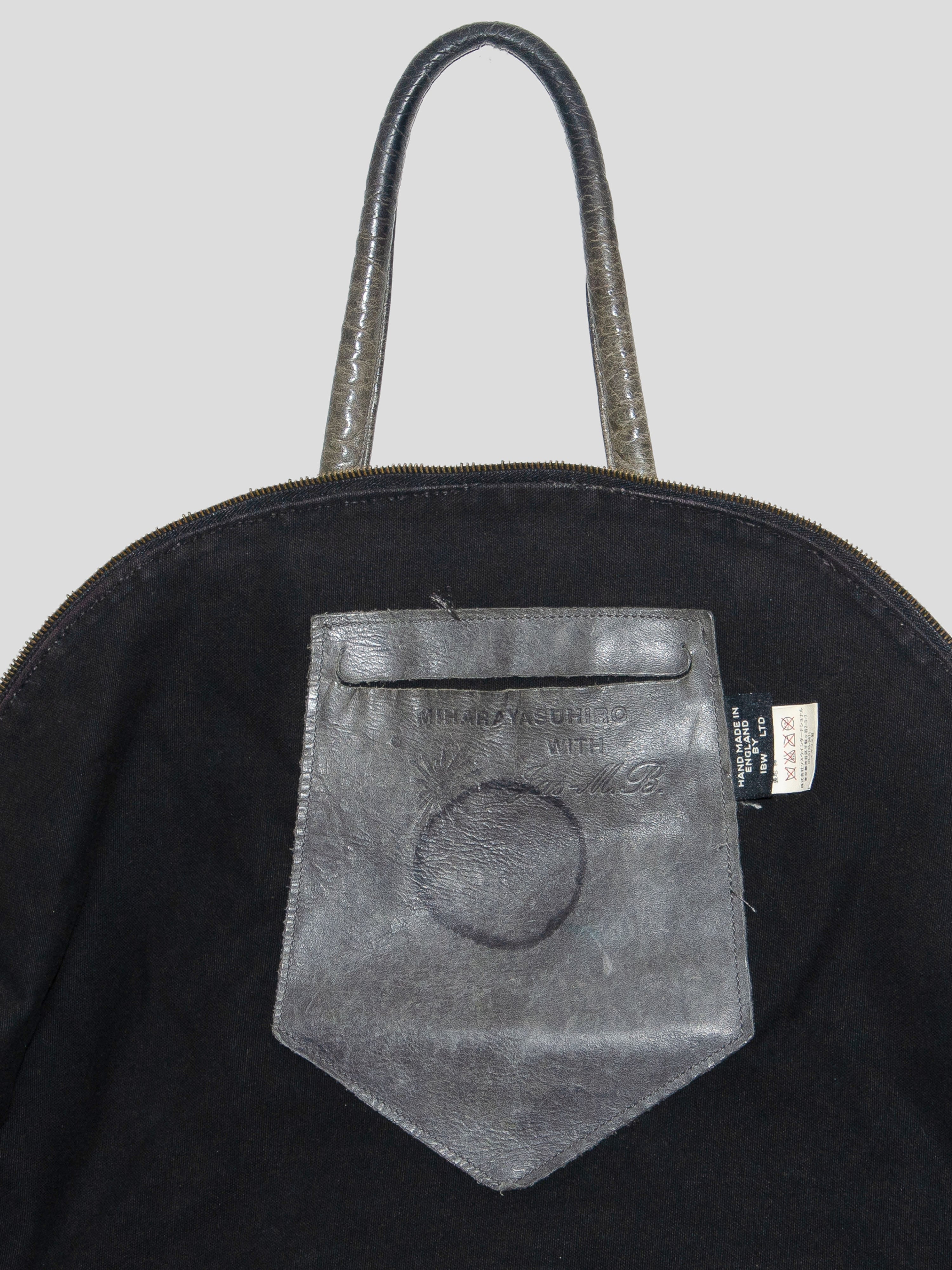Jas.M.B SS09 Spiral Zip Boston Bag