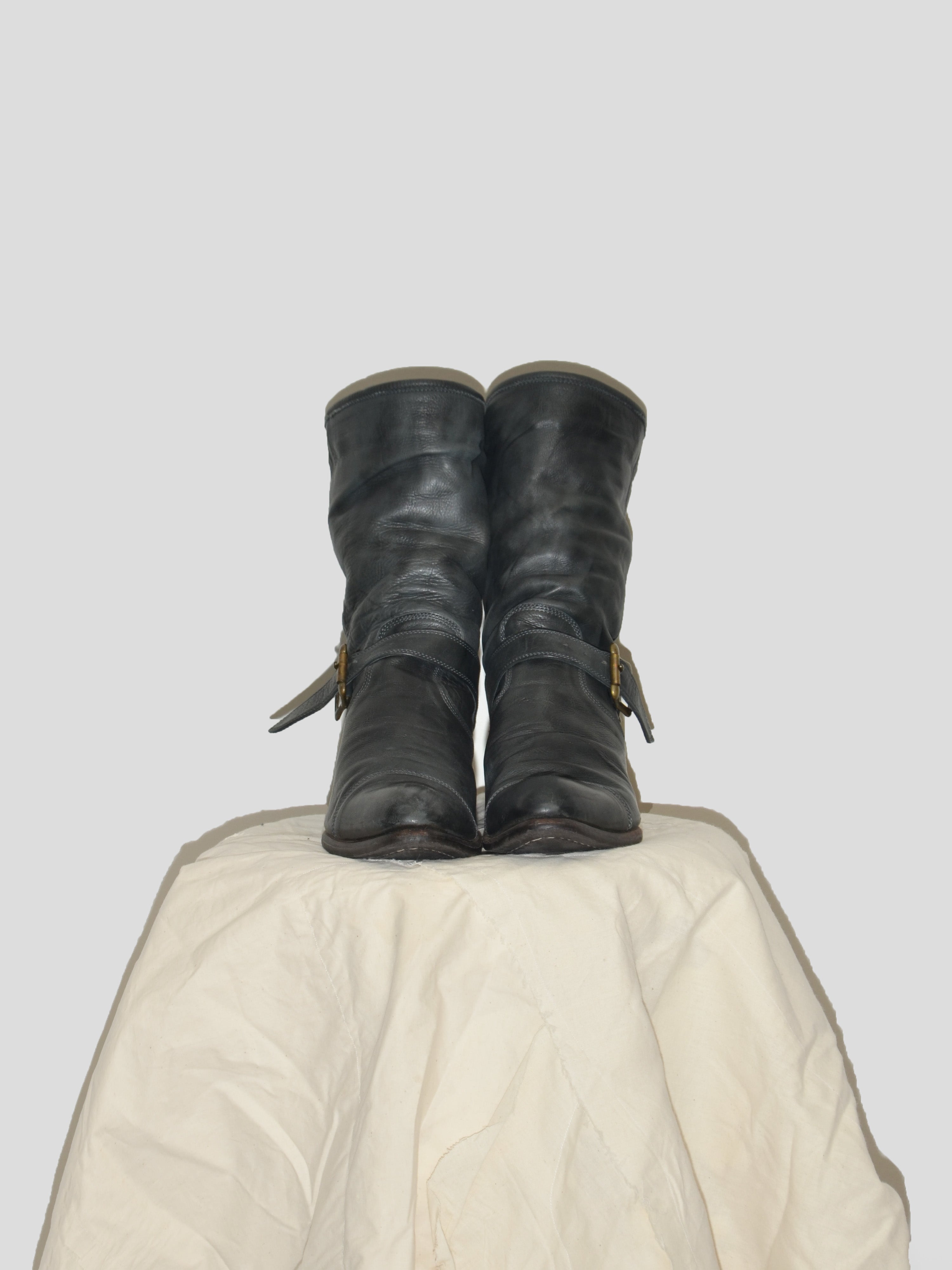 Mihara Yasuhiro 2000s Black Pirate Boots | COMMUNE