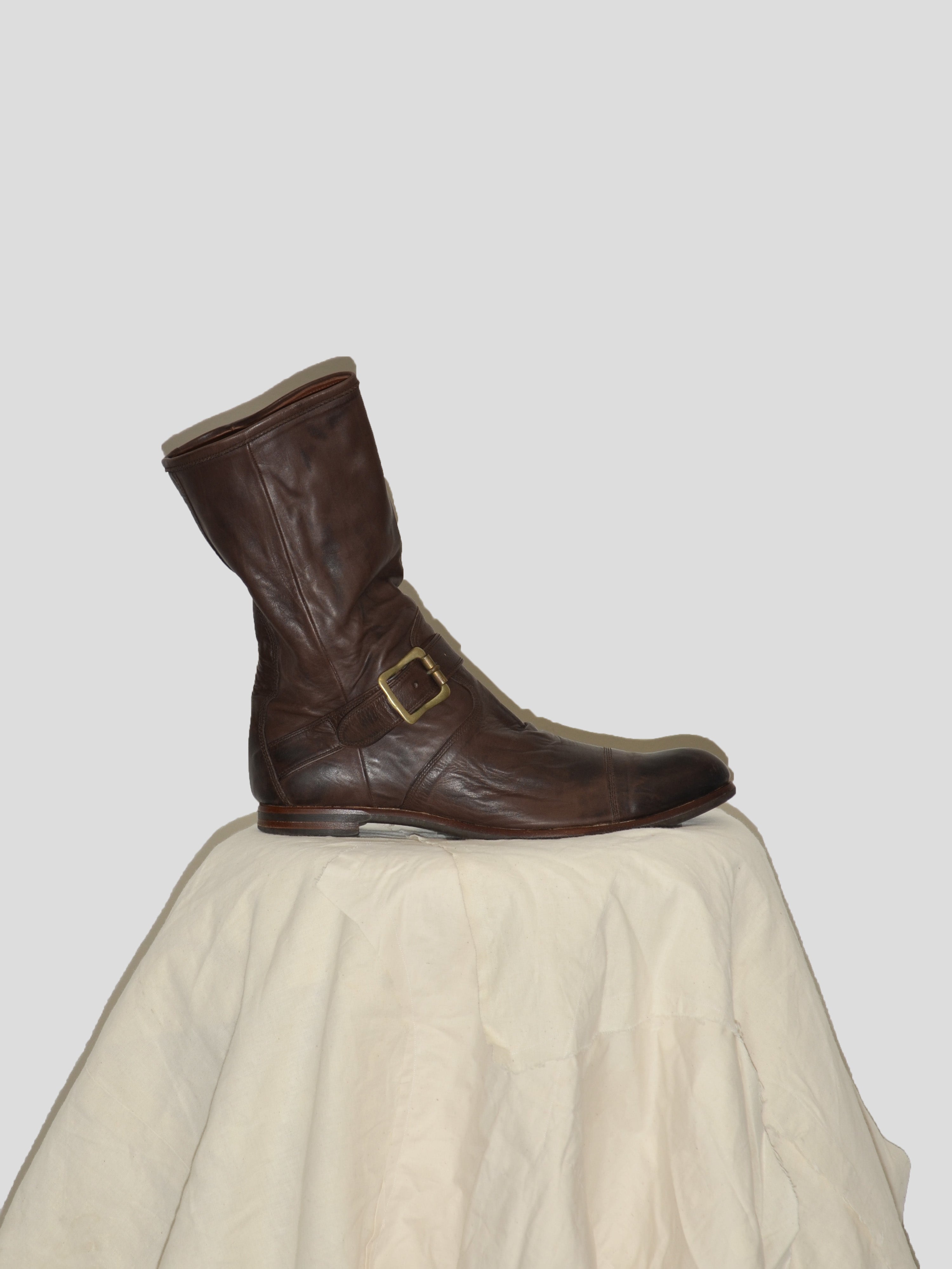 Mihara Yasuhiro 2000s Brown Pirate Boots | COMMUNE