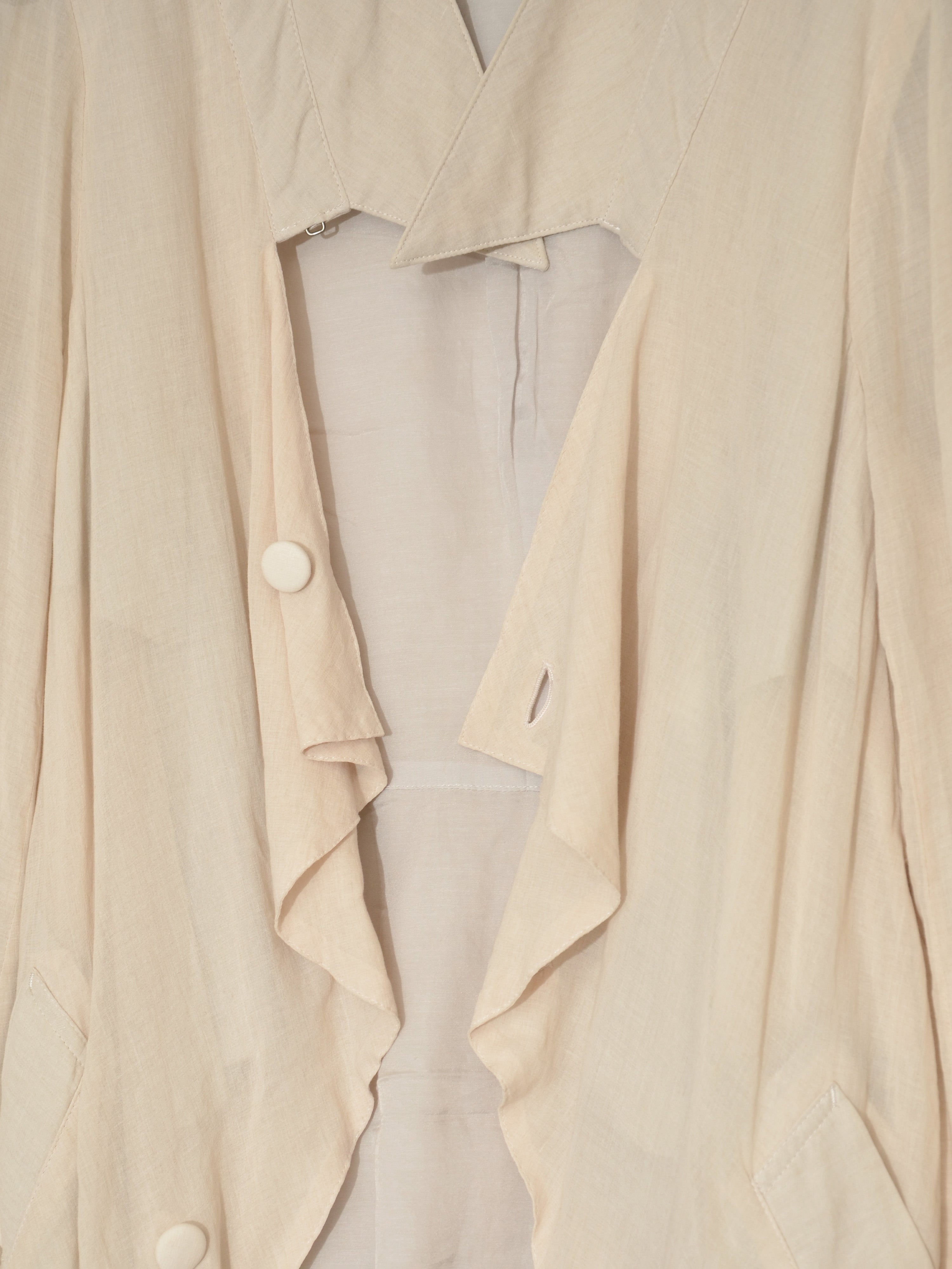 2000s Soft Trench Blouse