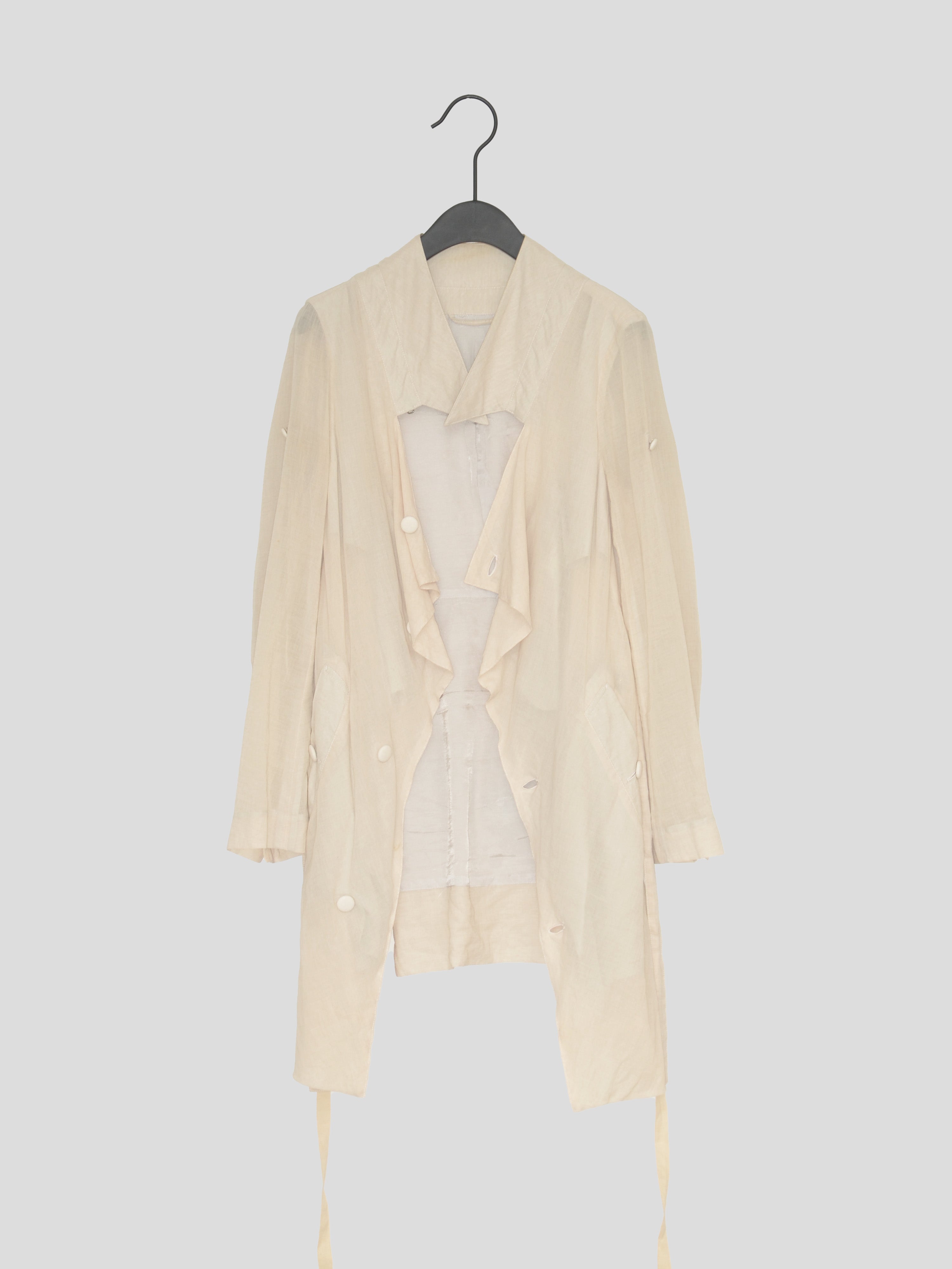 2000s Soft Trench Blouse