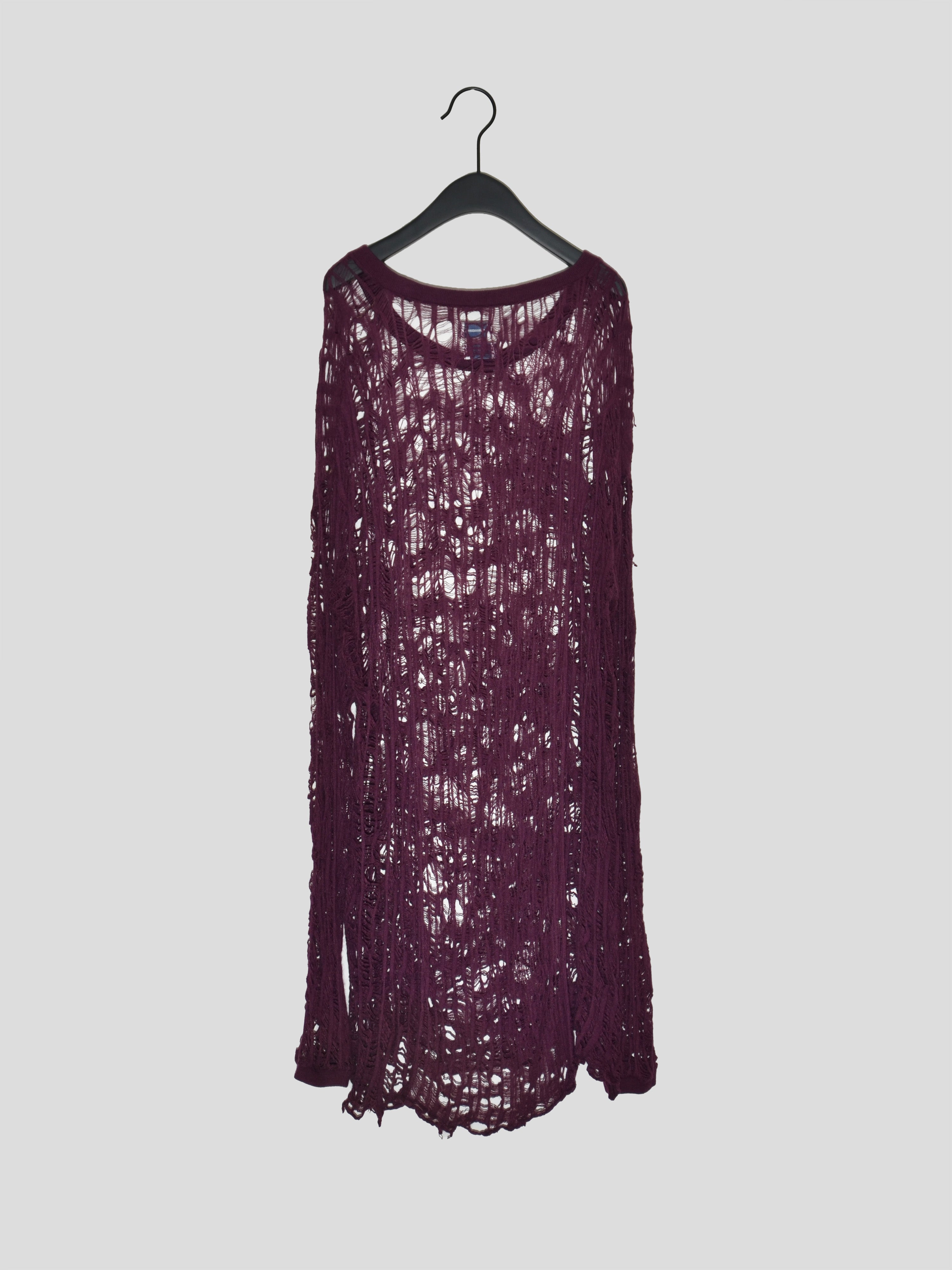 AW10 Destroyed Long Knit