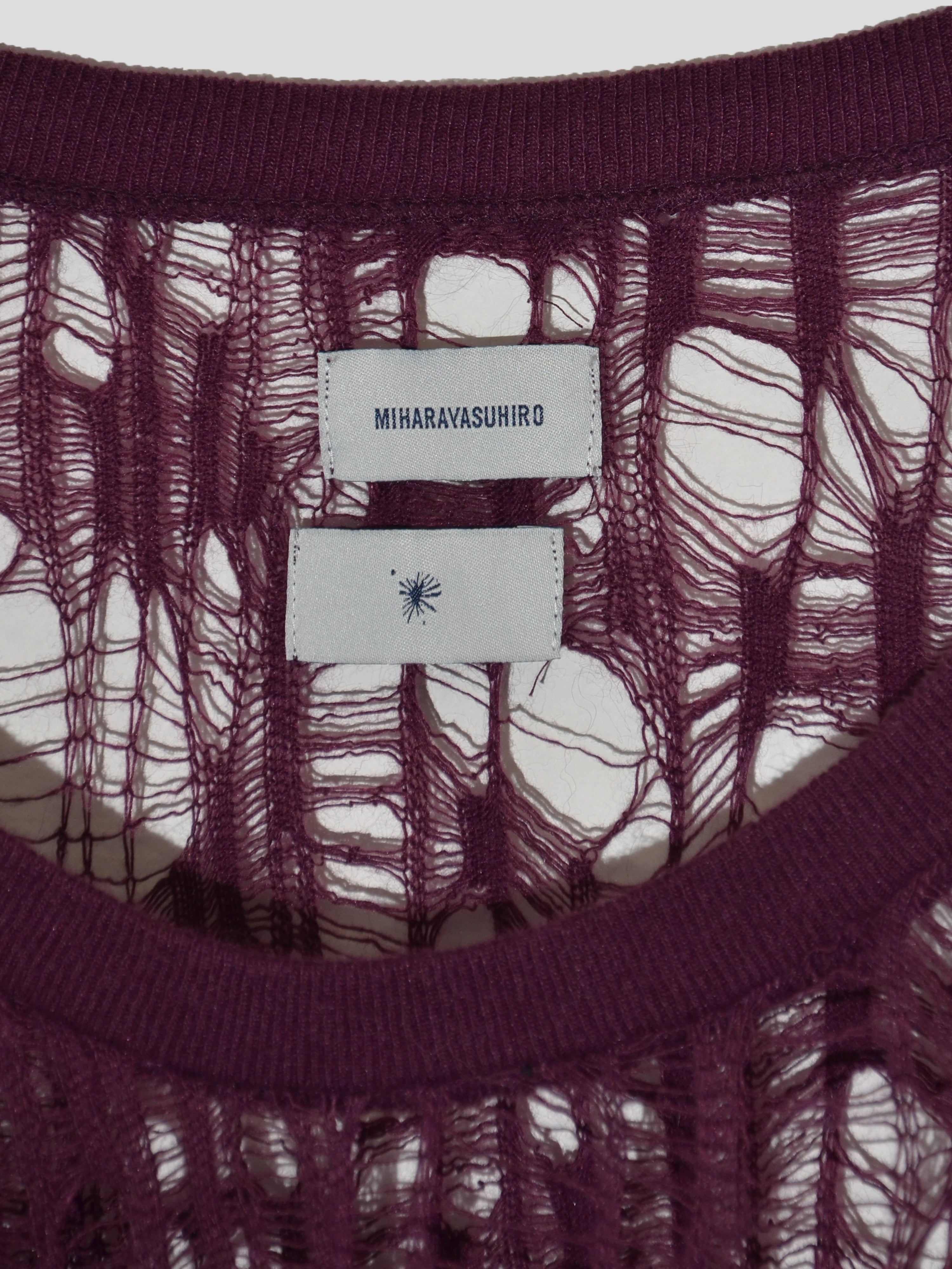 AW10 Destroyed Long Knit