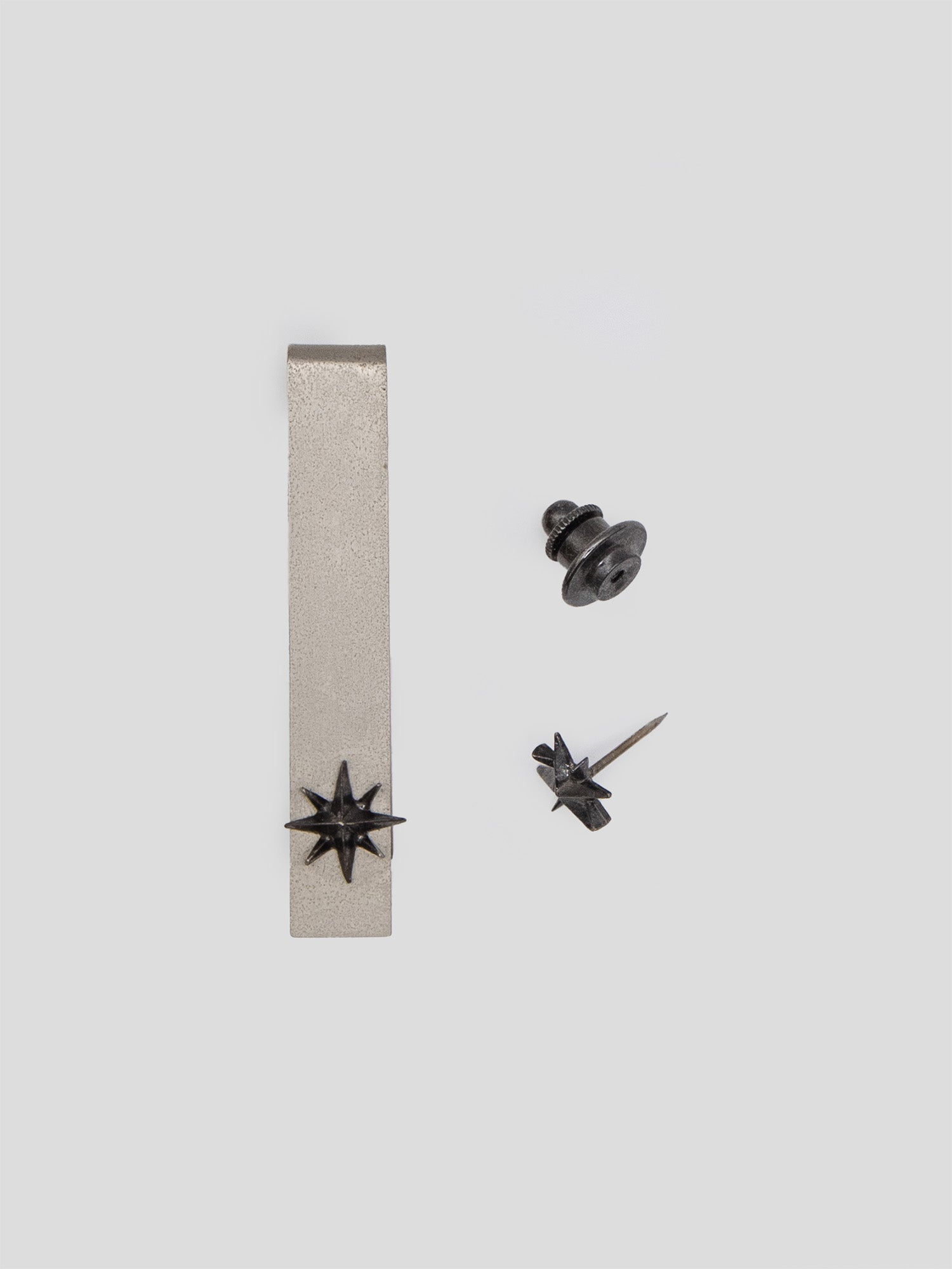 Octagram Tie Clip and Pin Set