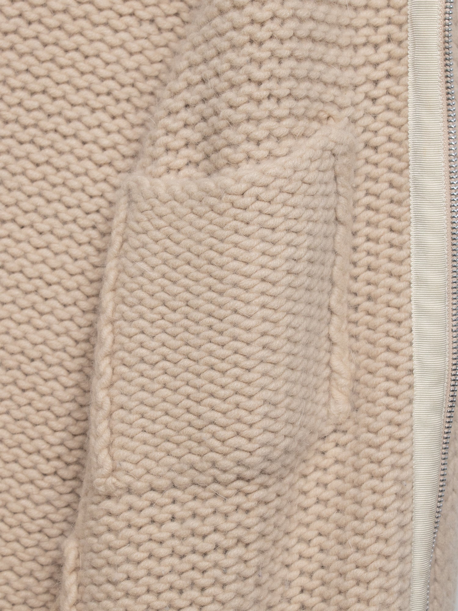 AW03 "Dress Door" Offset Zip Sweater