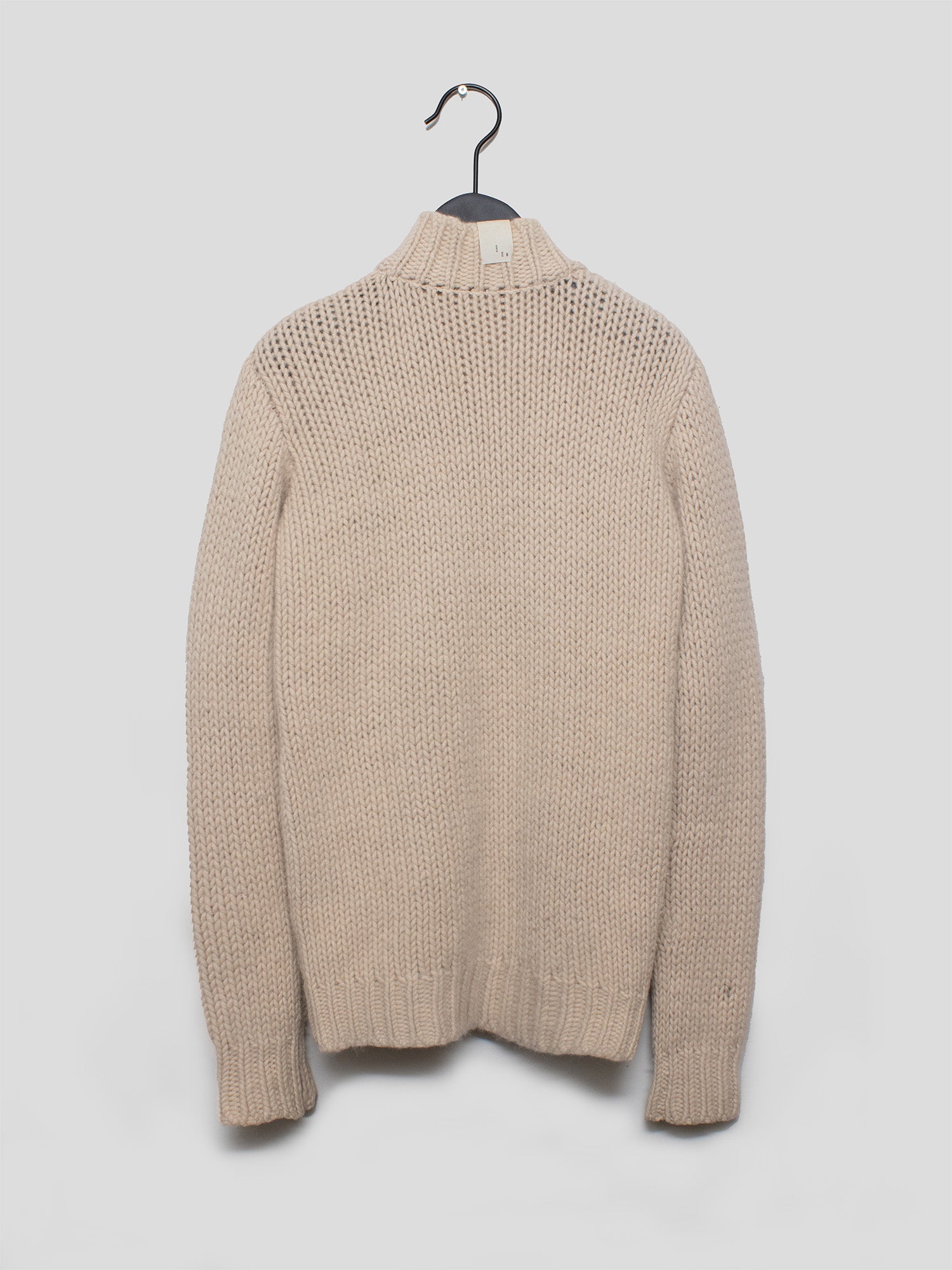 AW03 "Dress Door" Offset Zip Sweater