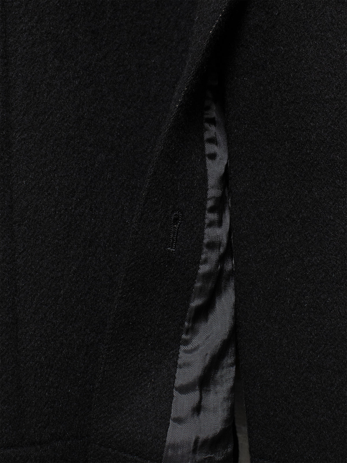 AW08 "Daily Life Truth" Angora-Wool Peacoat