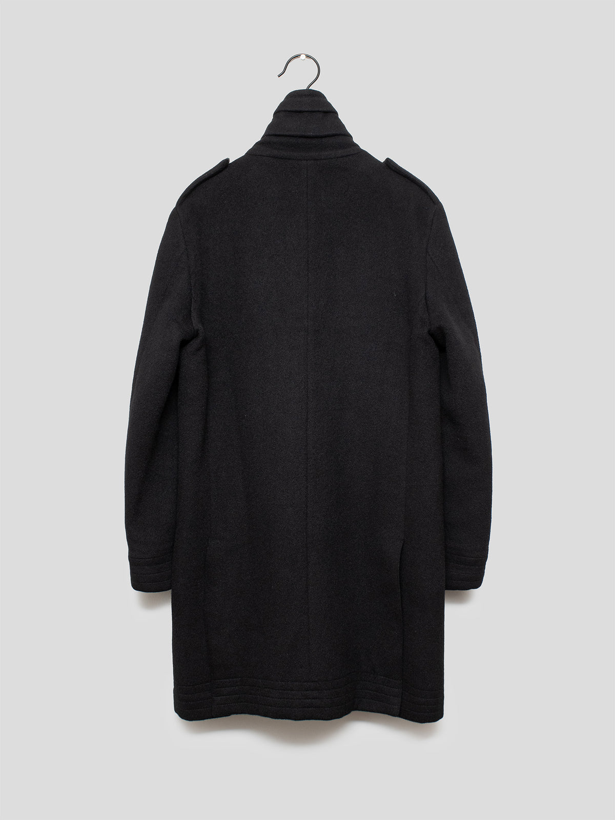 AW08 "Daily Life Truth" Angora-Wool Peacoat