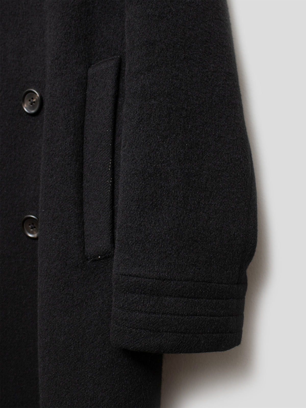 AW08 "Daily Life Truth" Angora-Wool Peacoat