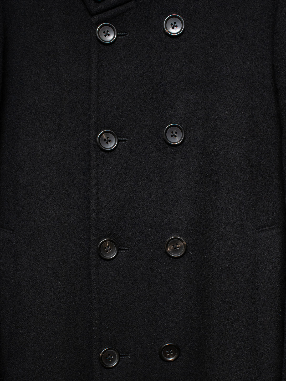 AW08 "Daily Life Truth" Angora-Wool Peacoat