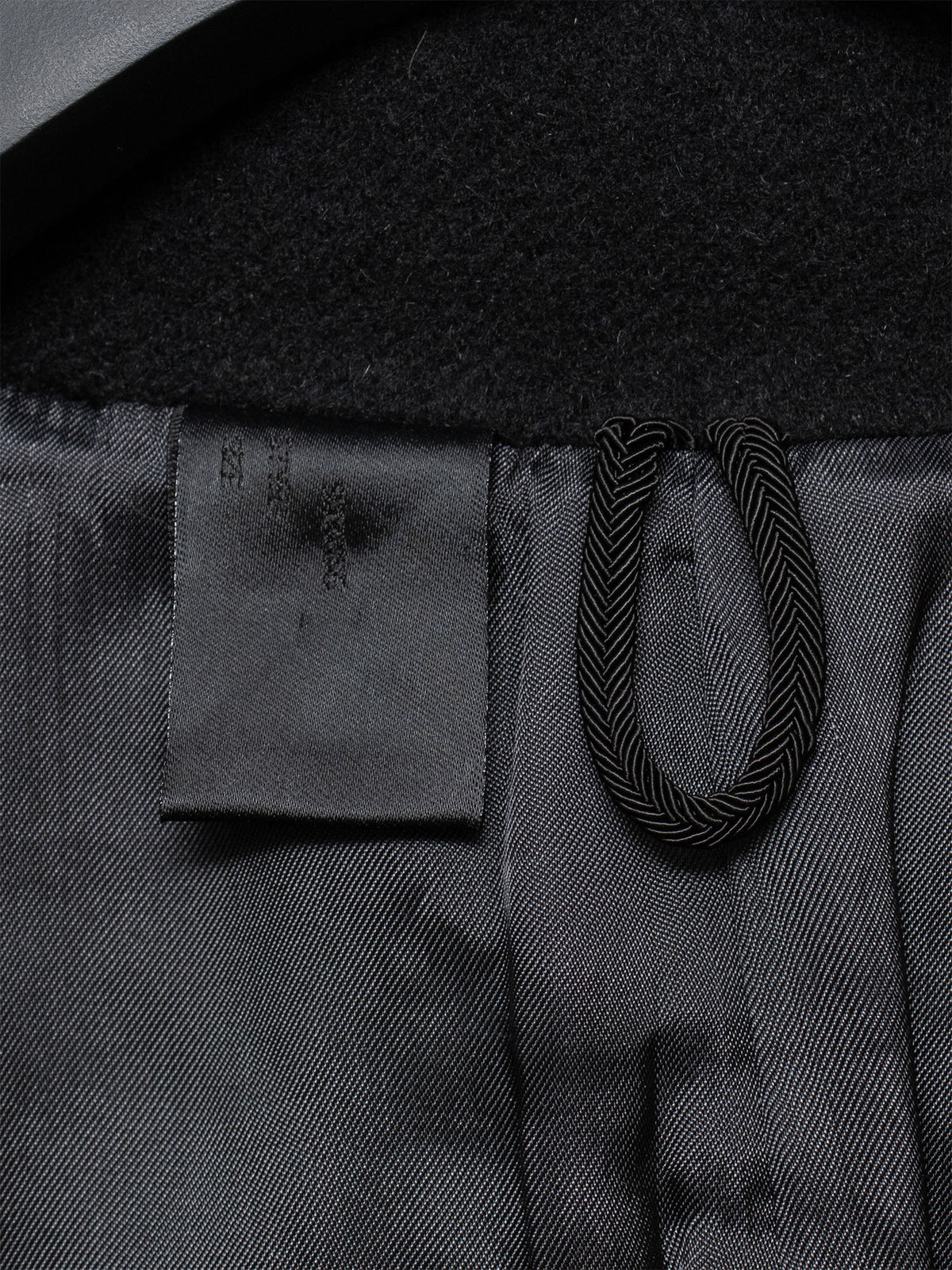 AW08 "Daily Life Truth" Angora-Wool Peacoat