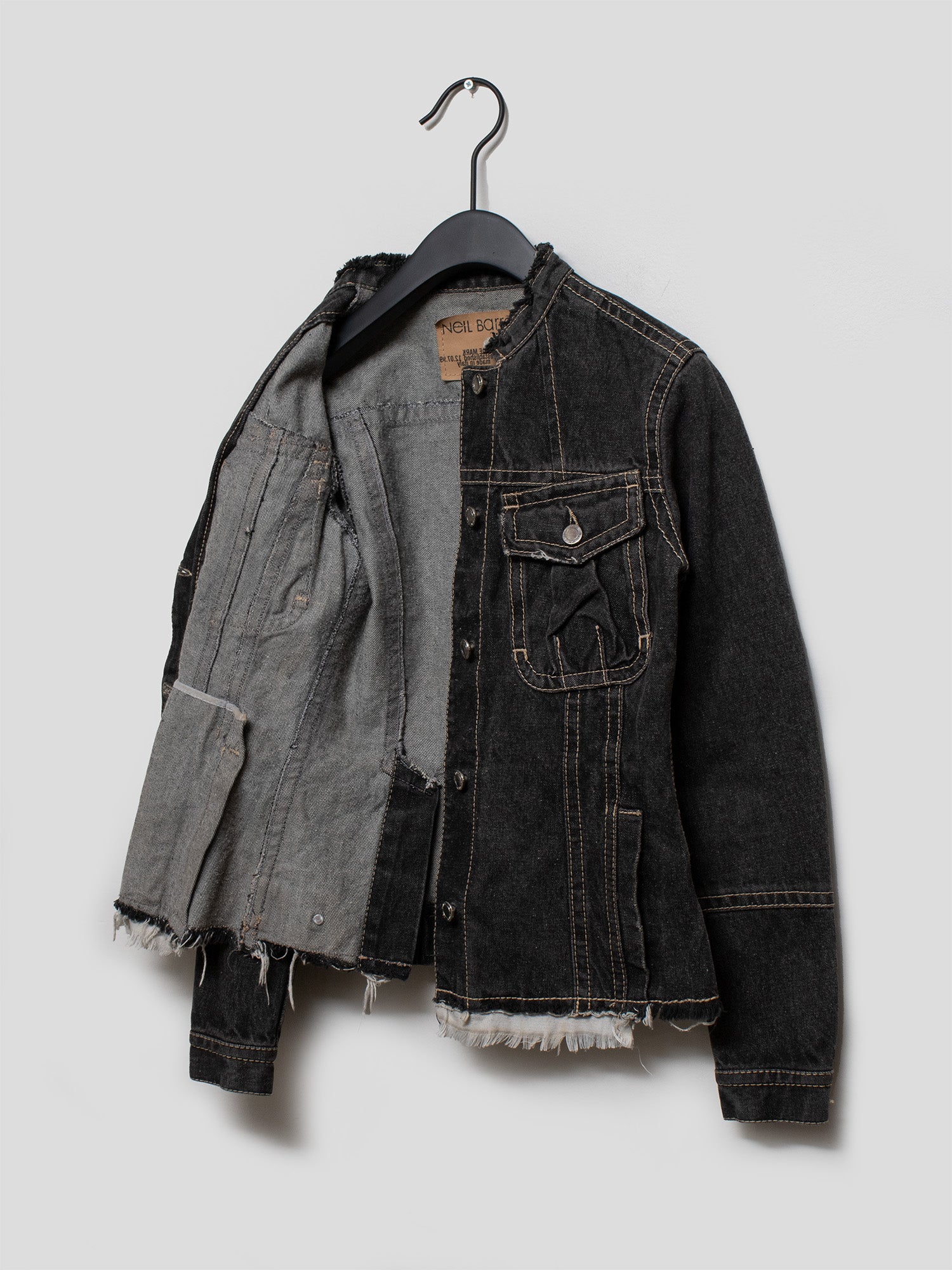 SS04 Raw-Edge Denim Jacket