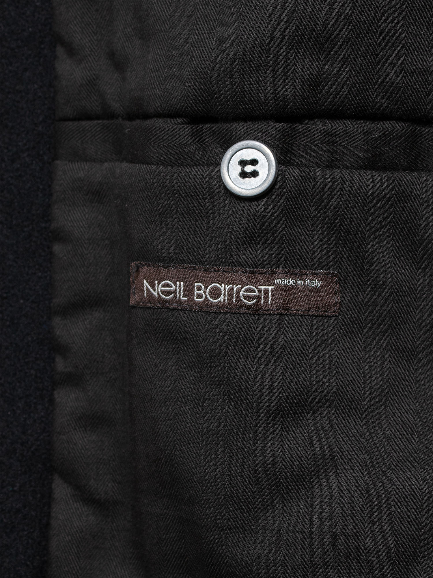 AW03 Fur-Trim Wool Blouson