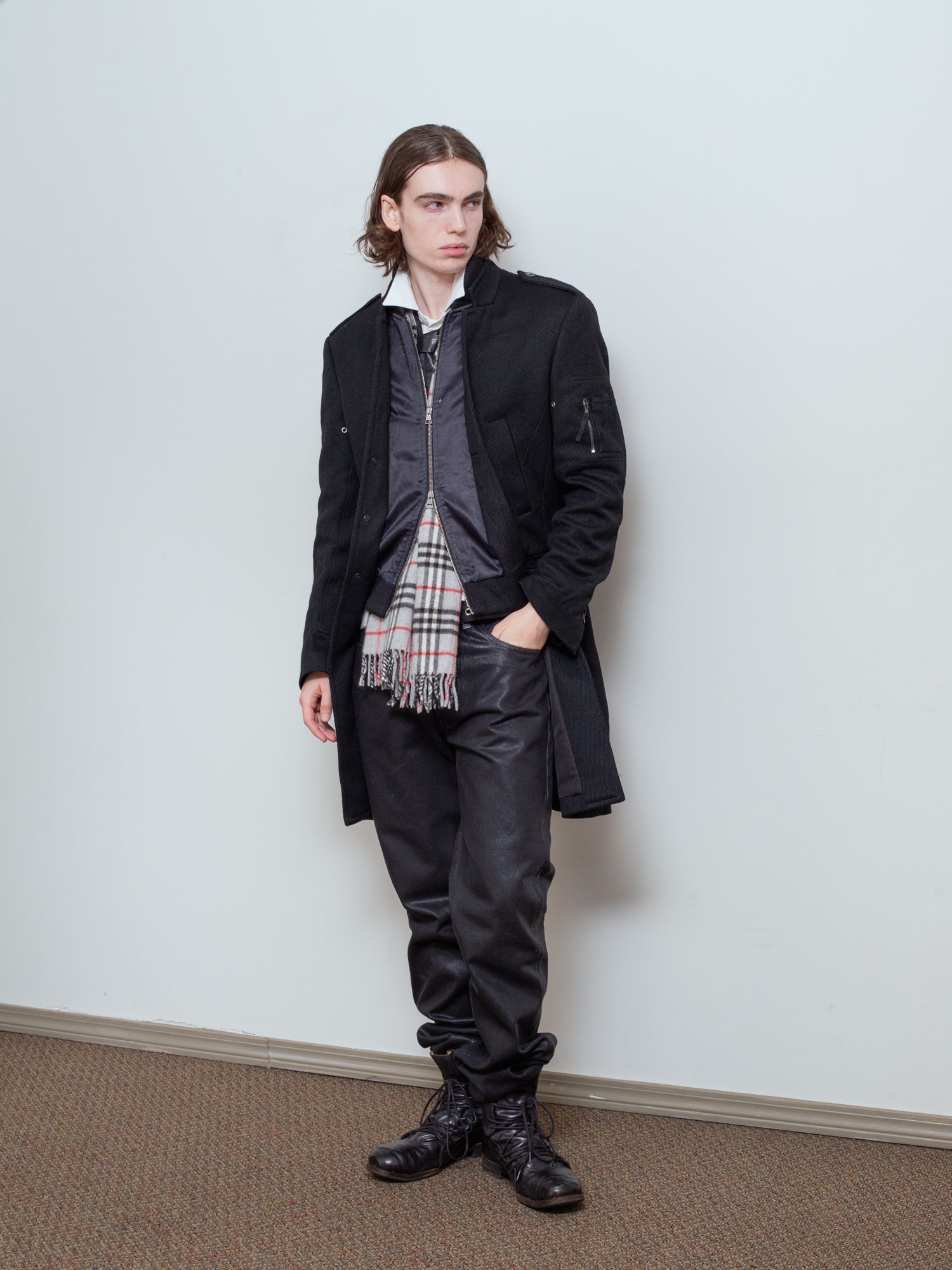 AW06 Mock Layer Military Coat