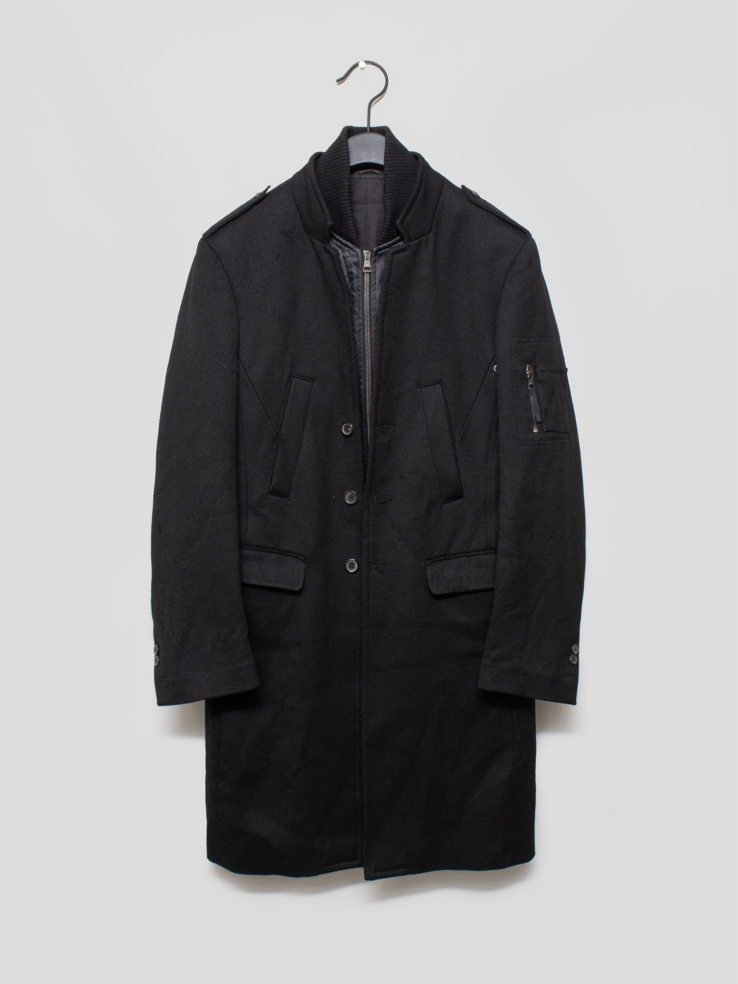 AW06 Mock Layer Military Coat