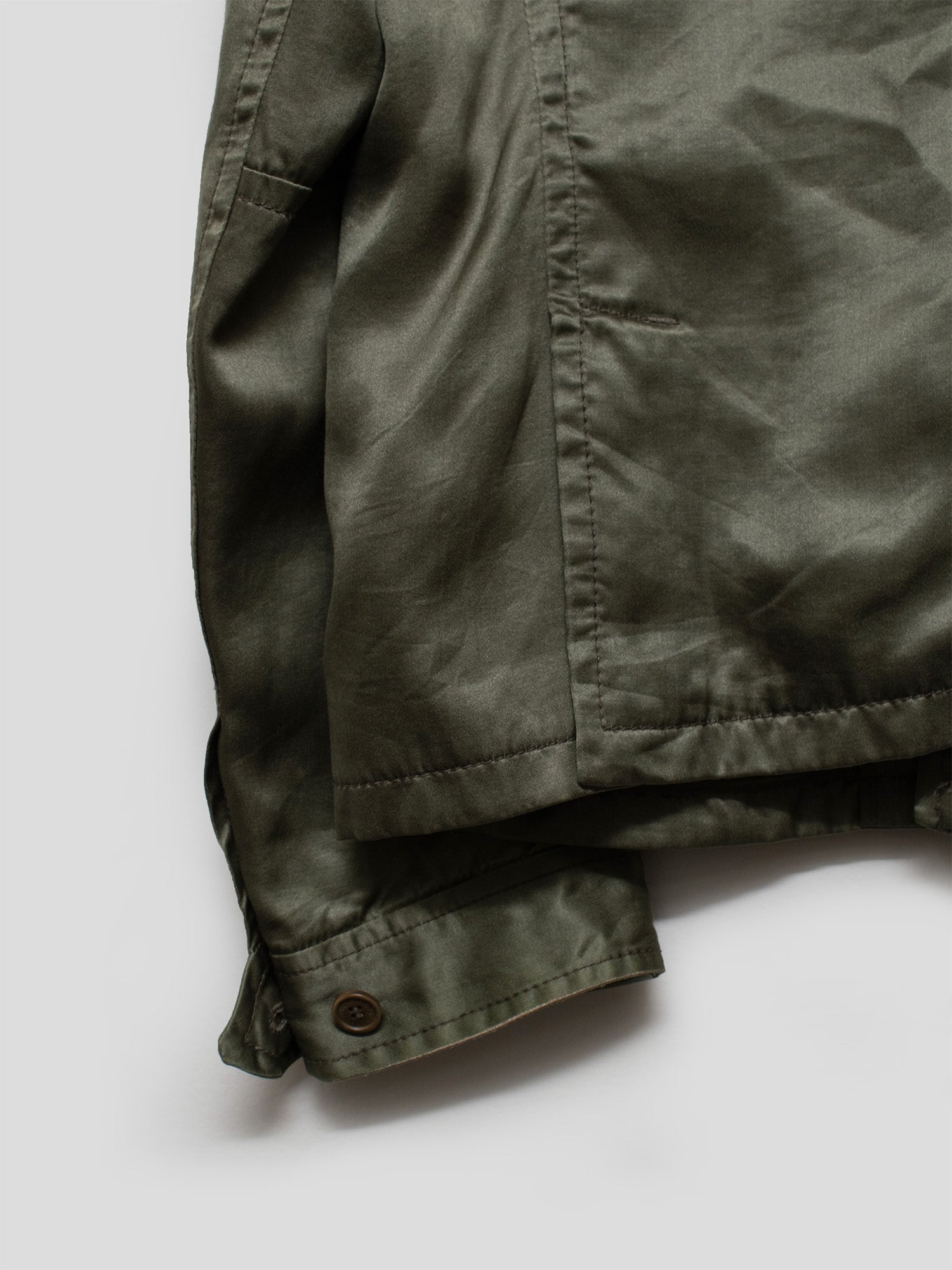 AW06 Satin Military Overshirt