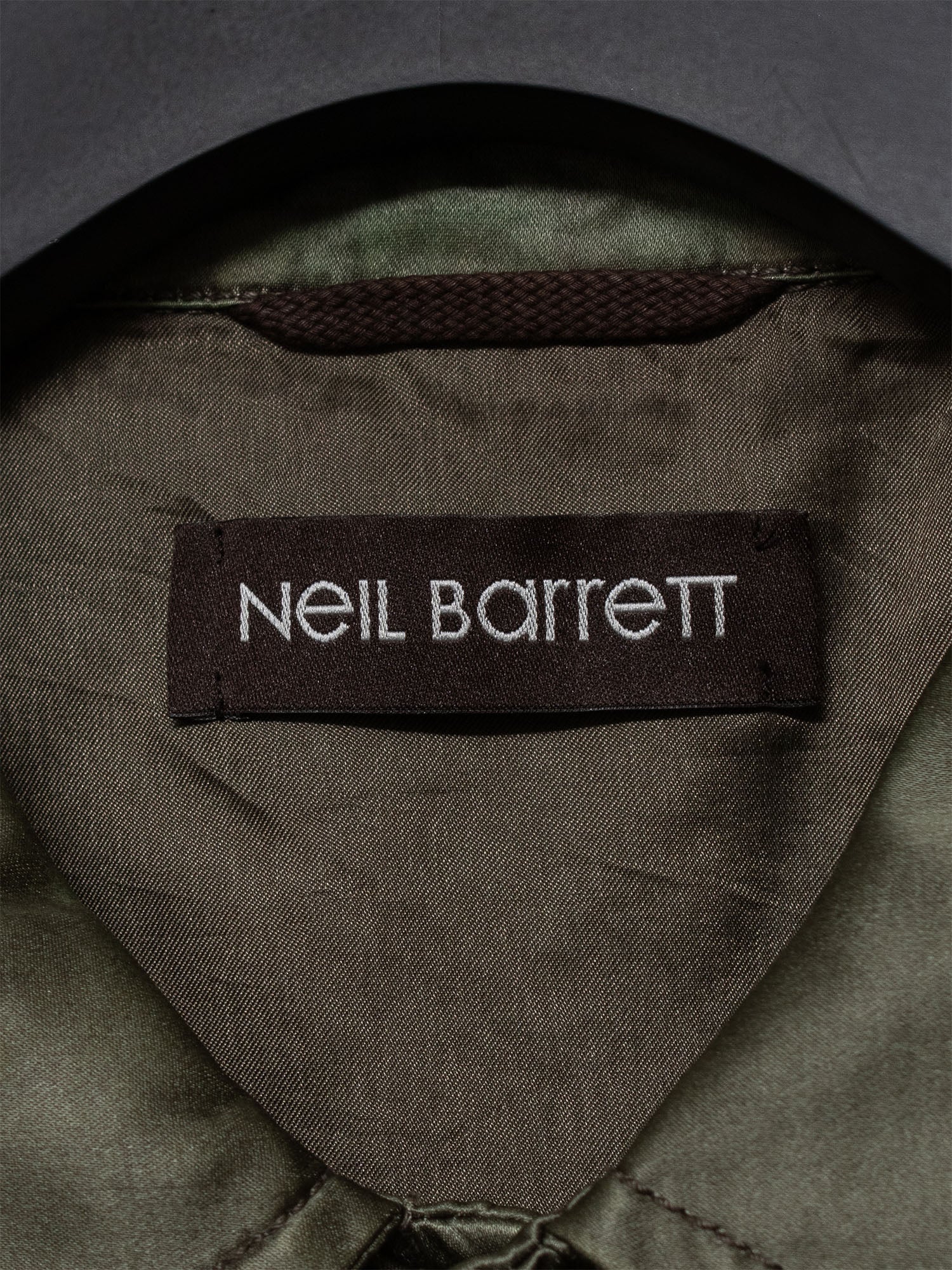 AW06 Satin Military Overshirt