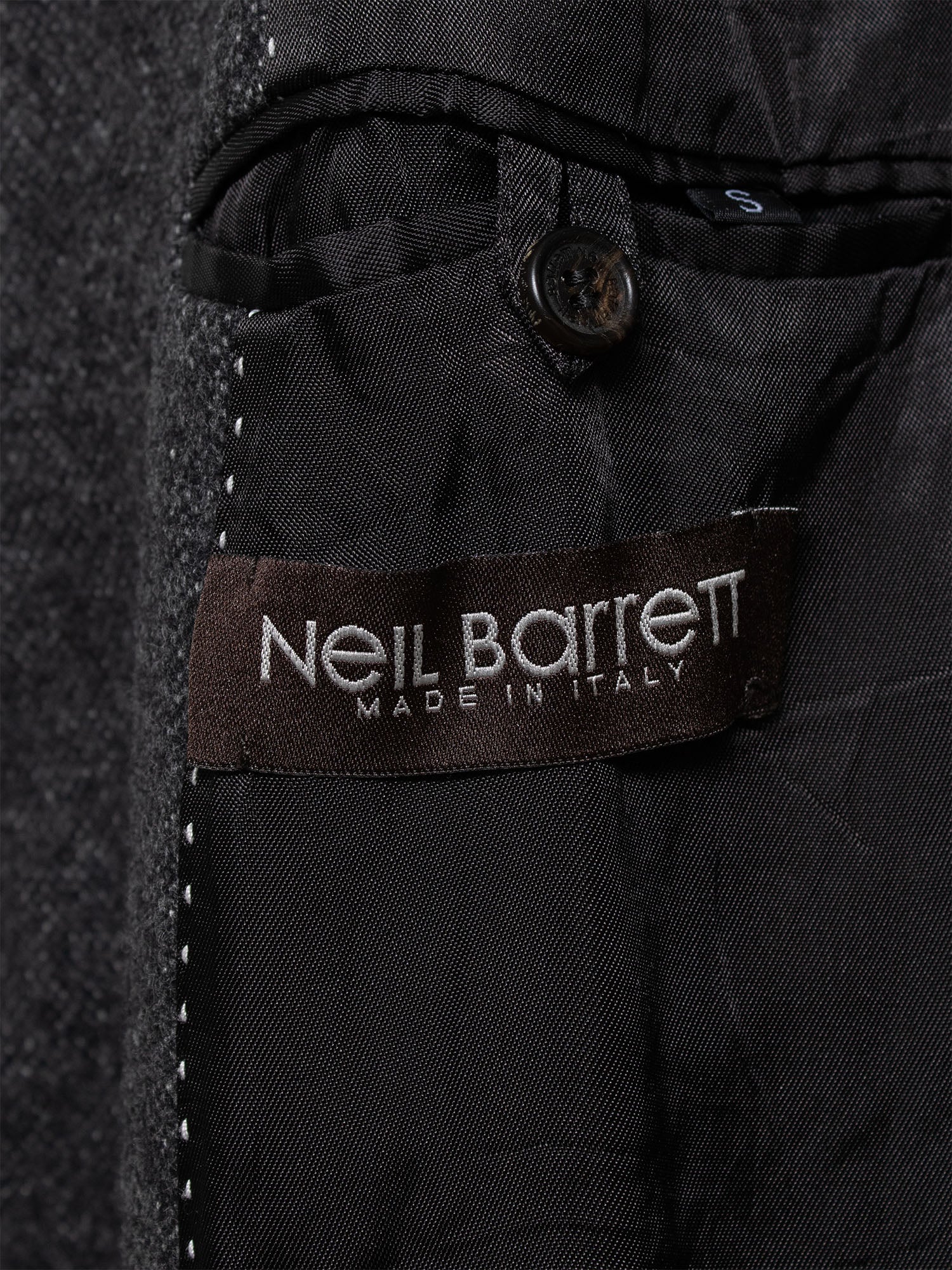 AW06 Rounded Collar Wool Coat