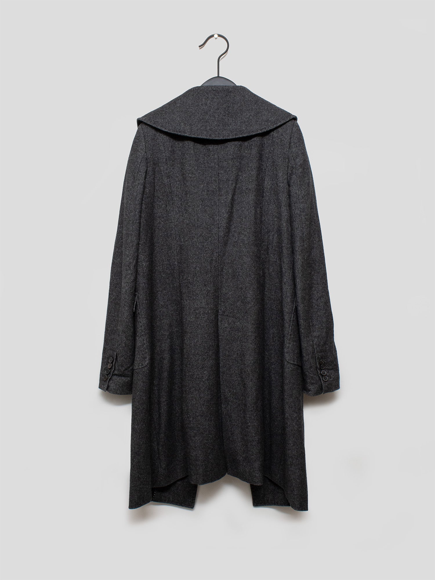 AW06 Rounded Collar Wool Coat